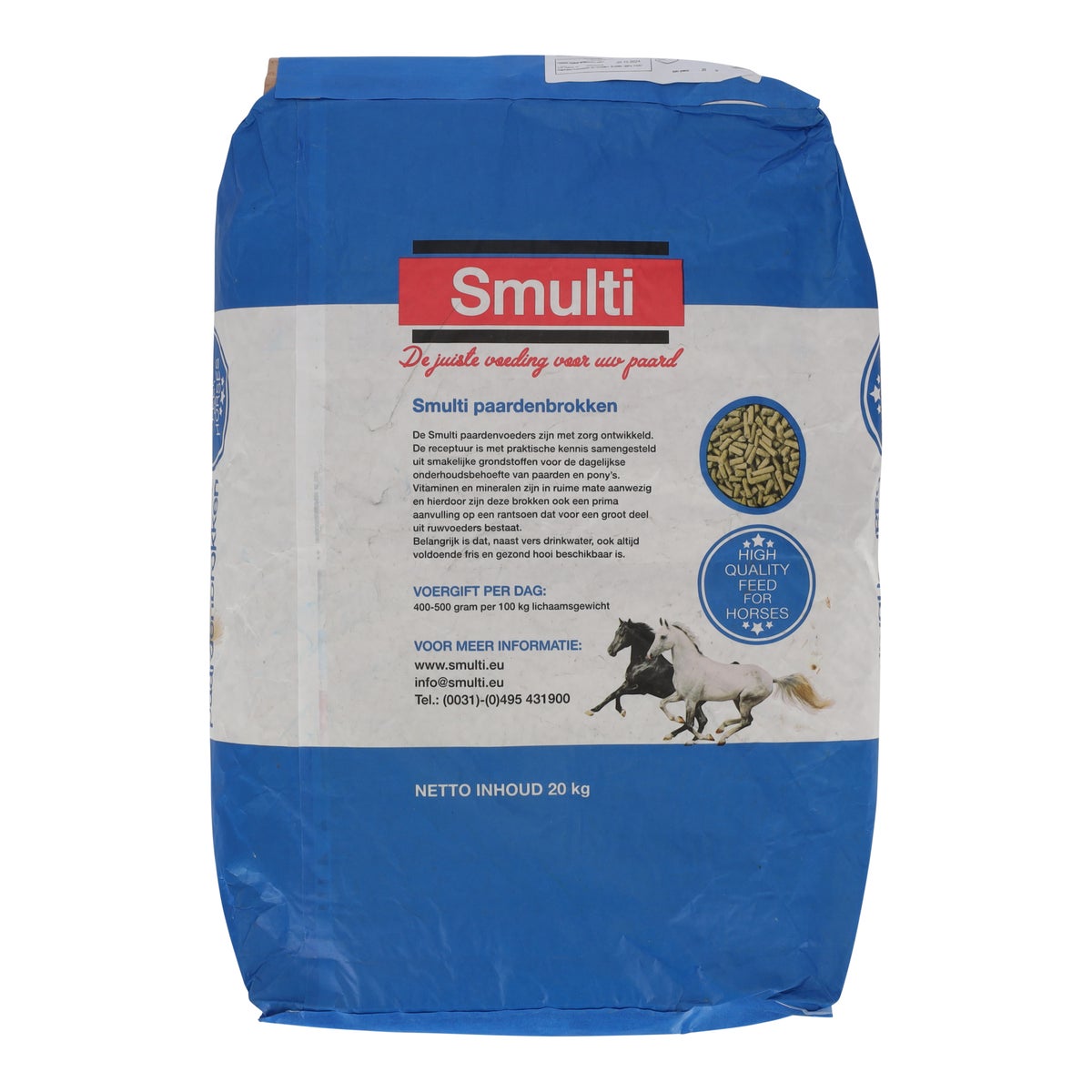 Smulti paardenbrok 7 mm 20 kg Smulti paardenbrok 7 mm 20 kg