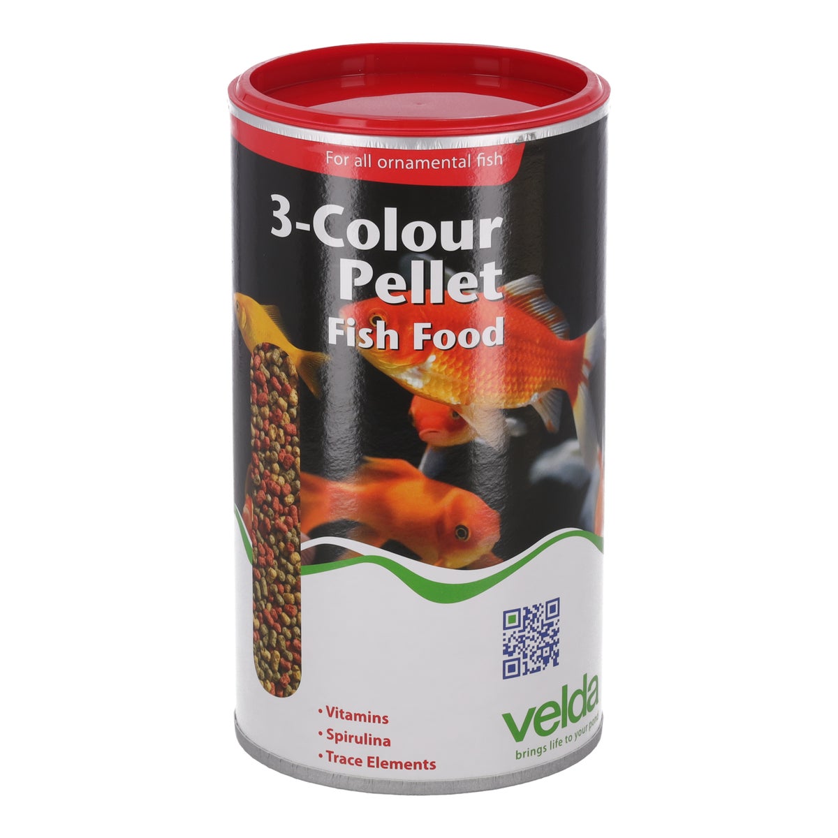 Visvoer pellet 3-kleur 1250 ml Visvoer pellet 3-kleur 1250 ml