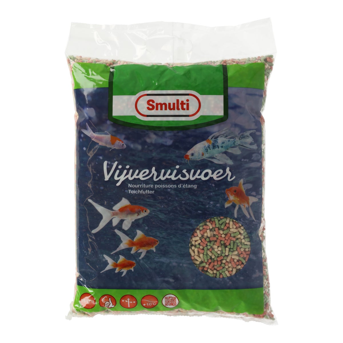 Visvoer vijversticks mix 15L Smulti Visvoer vijversticks mix 15L Smulti