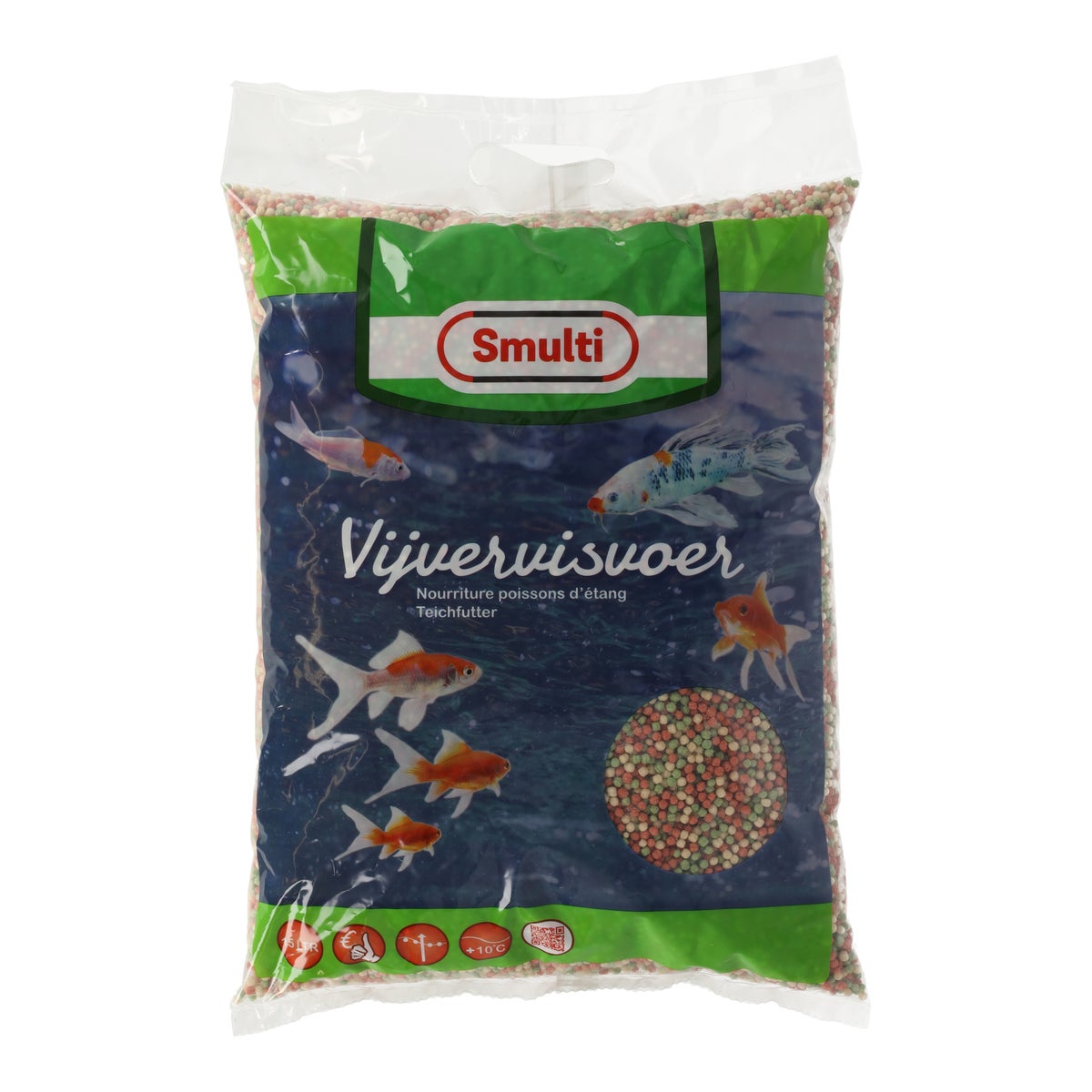 Visvoer vijverkorrels 15 L Smulti Visvoer vijverkorrels 15 L Smulti