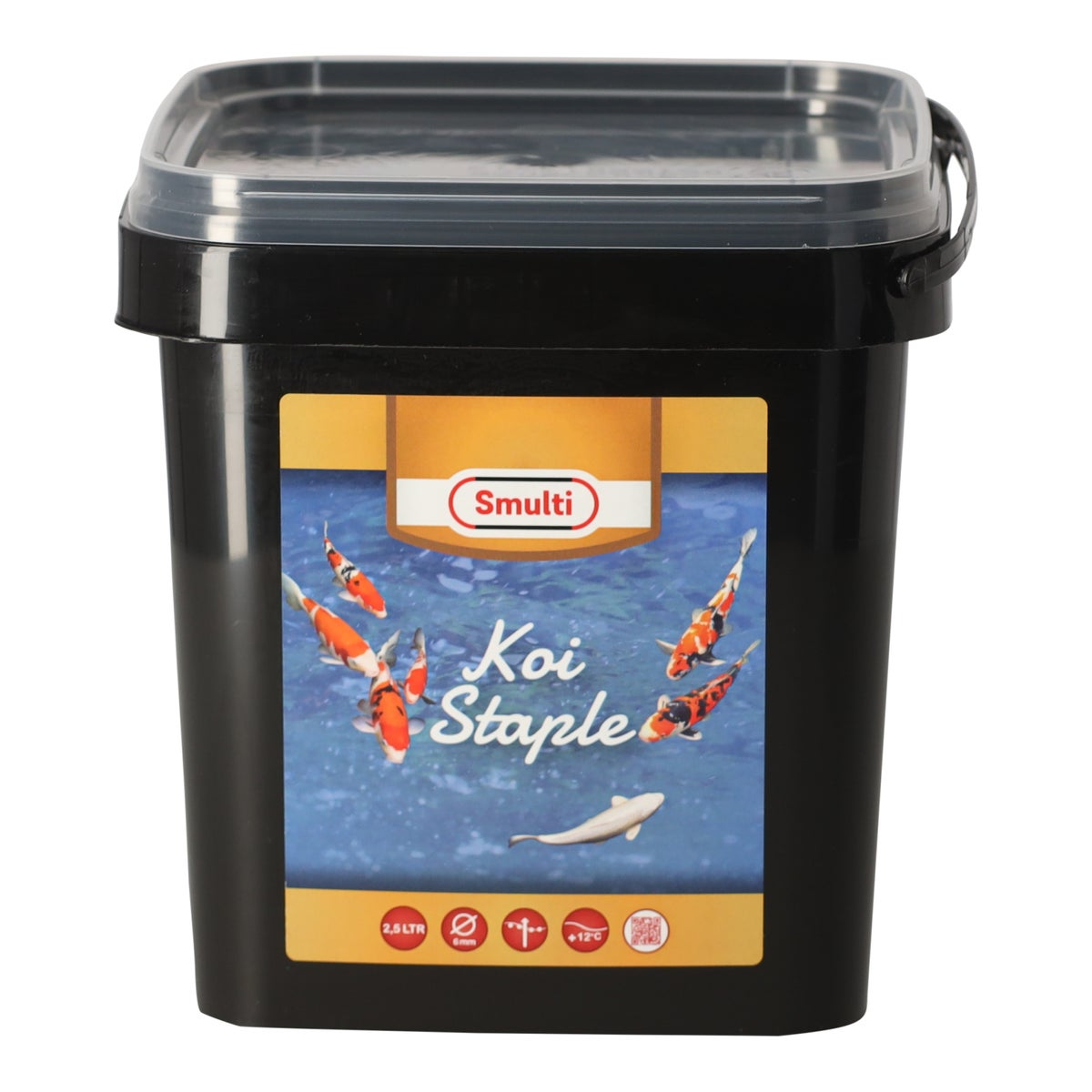 Visvoer koi staple 6mm 2.5L Smulti Visvoer koi staple 6mm 2.5L Smulti