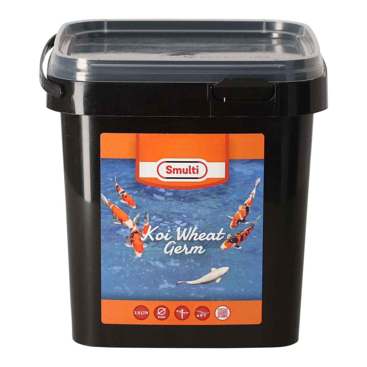Visvoer koi wheatg 6mm 2.5L Smulti Visvoer koi wheatg 6mm 2.5L Smulti