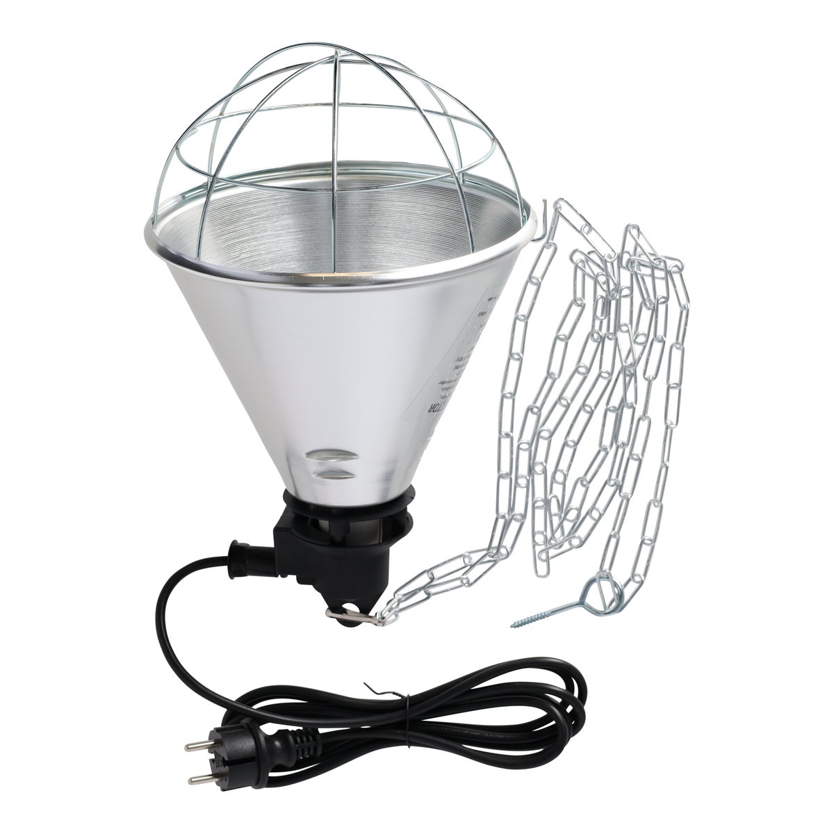 Armatuur warmtelamp met snoer 2.5 m Armatuur warmtelamp met snoer 2.5 m