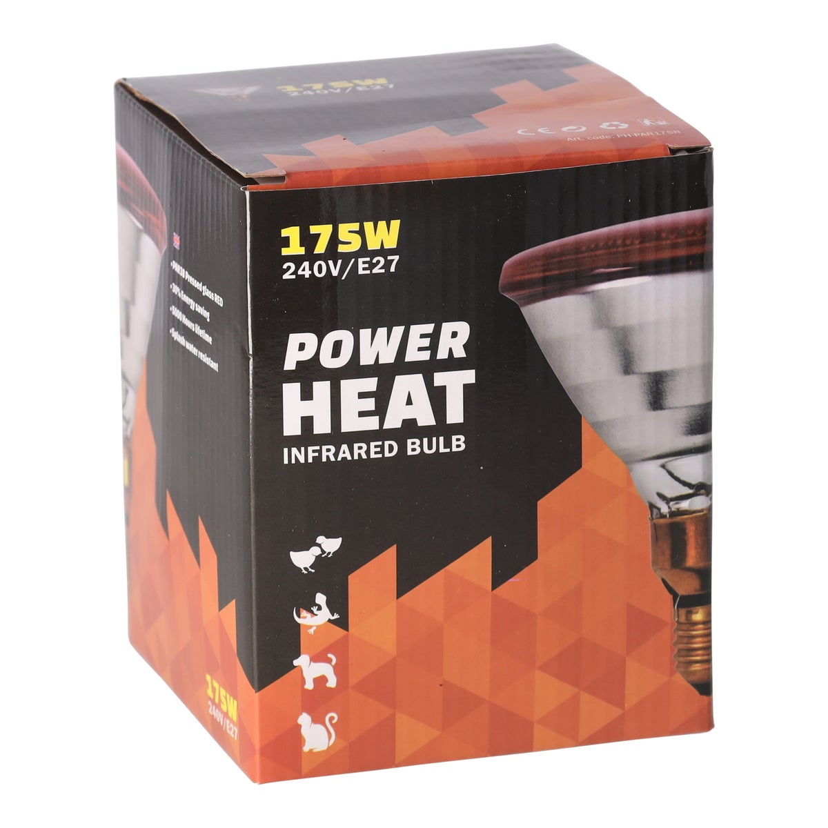 Warmtelamp IR-175W Powerheat Warmtelamp IR-175W Powerheat