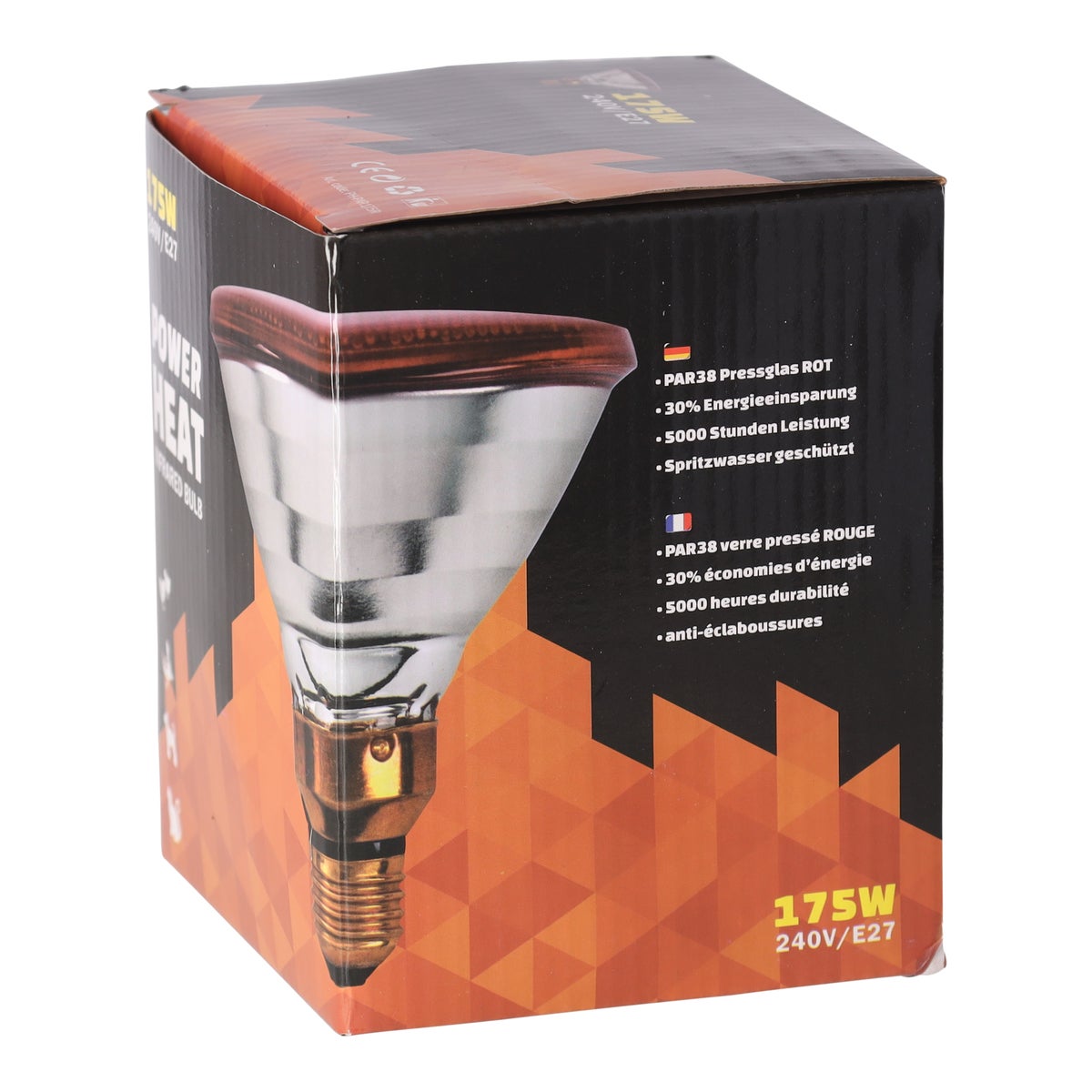 Warmtelamp IR-175W Powerheat Warmtelamp IR-175W Powerheat