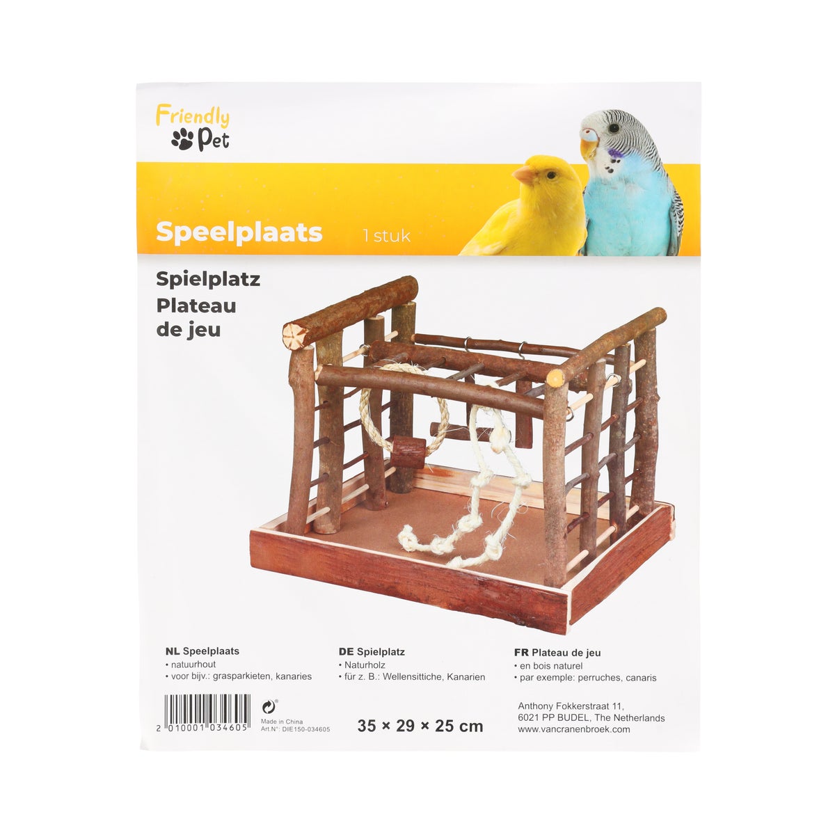 Vogel speeltuig 35 x 29 x 25 cm Vogel speeltuig 35 x 29 x 25 cm