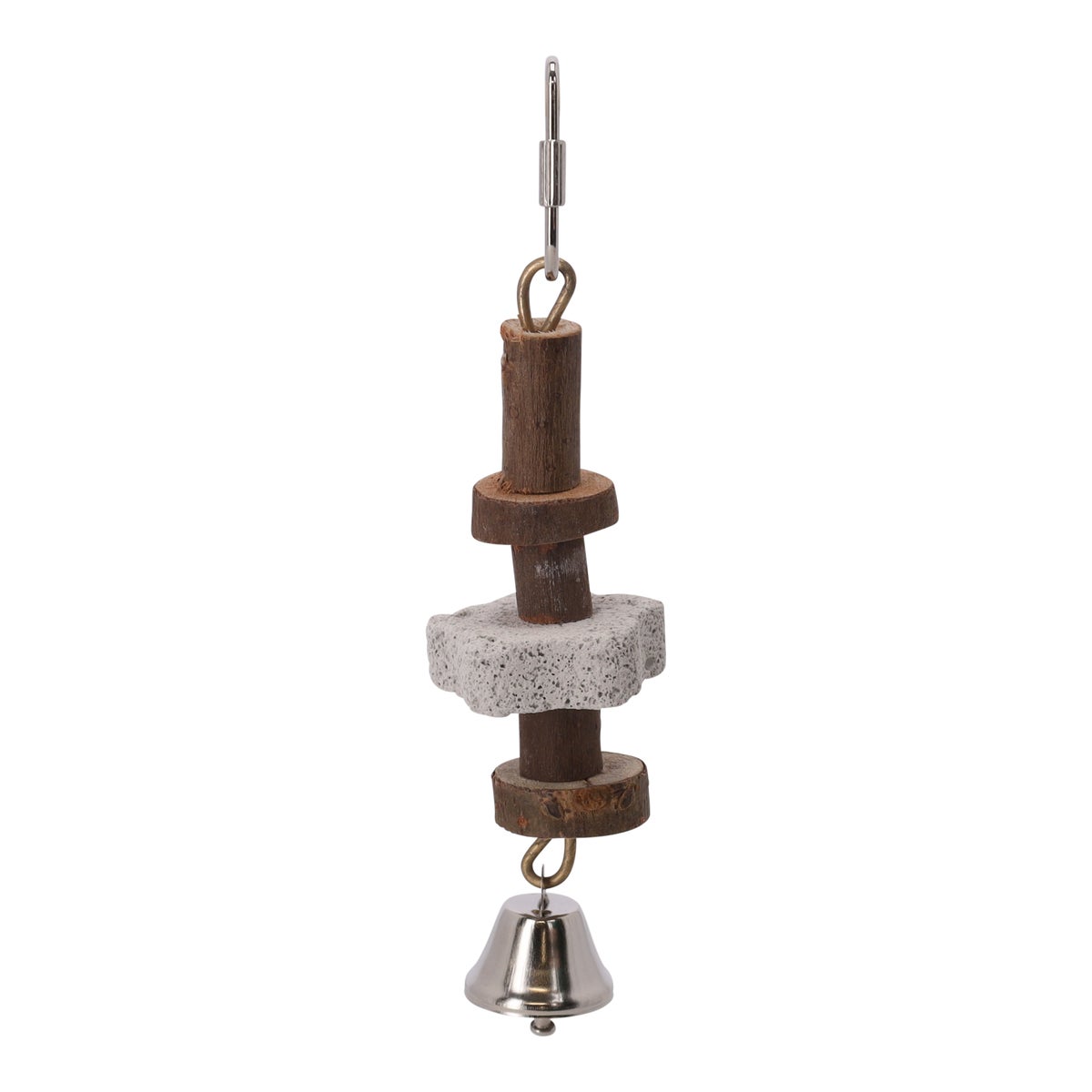 Vogel touw met Lava 16 cm Vogel touw met Lava 16 cm