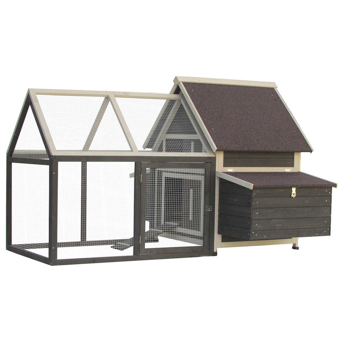 Kippenhok met ren castle large country 181 cm Kippenhok met ren castle large country 181 cm