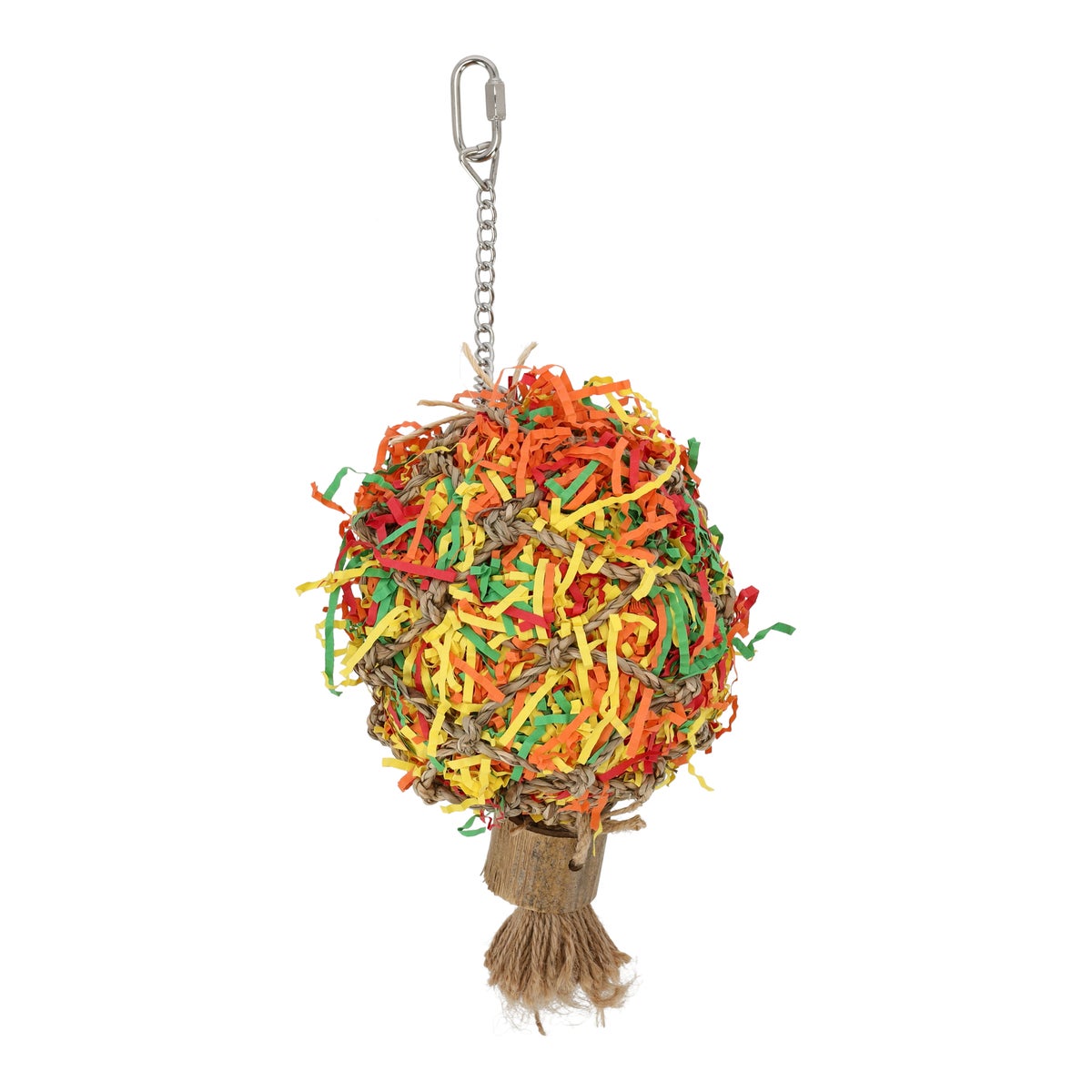 Vogelspeelgoed papier bal small Vogelspeelgoed papier bal small