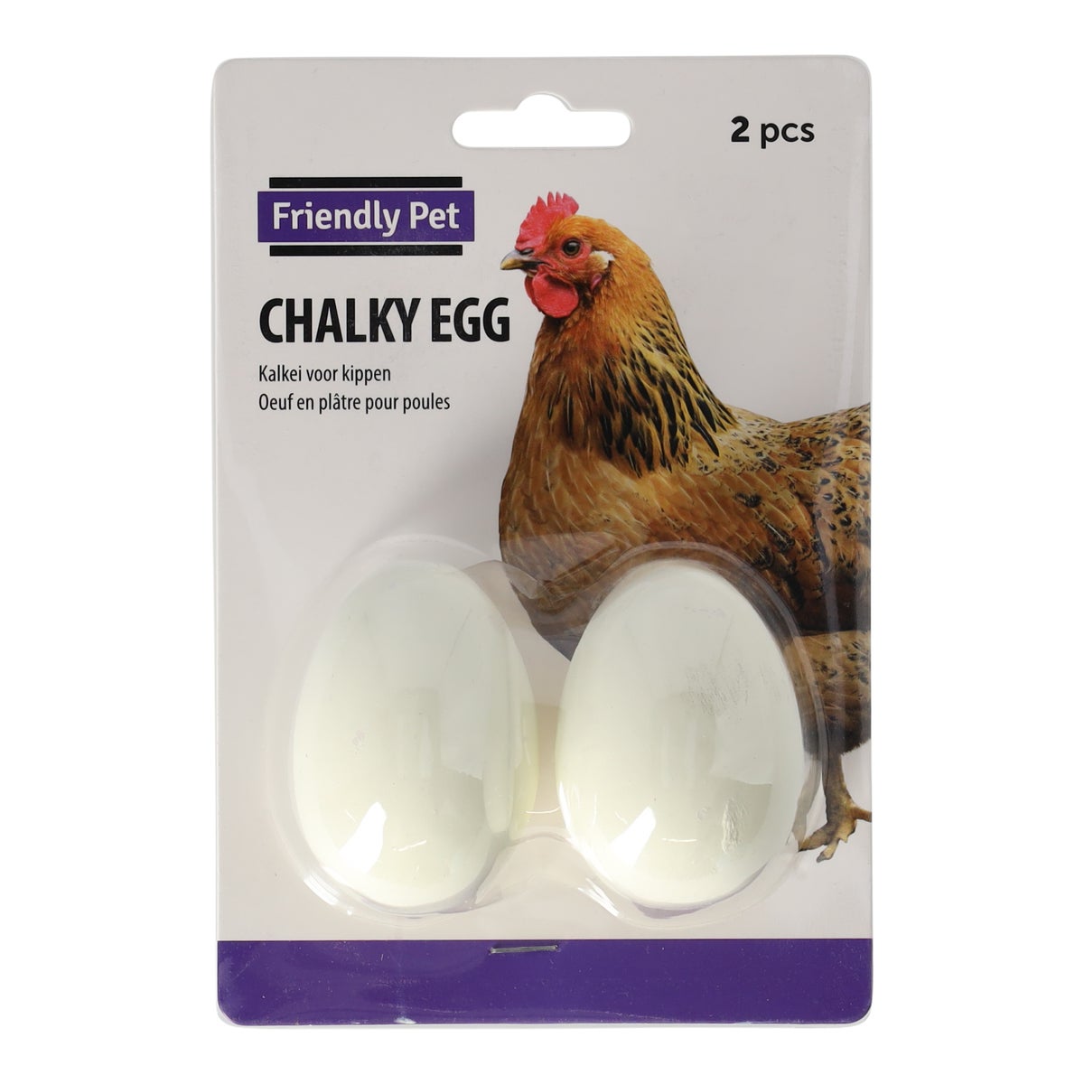 Kunstei kalk kip 2st Friendly Pet Kunstei kalk kip 2st Friendly Pet