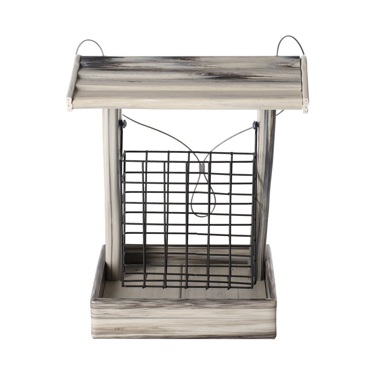 Voederblokh Darcy wit/grijs 21x18,5x26,5cm Voederblokh Darcy wit/grijs 21x18,5x26,5cm