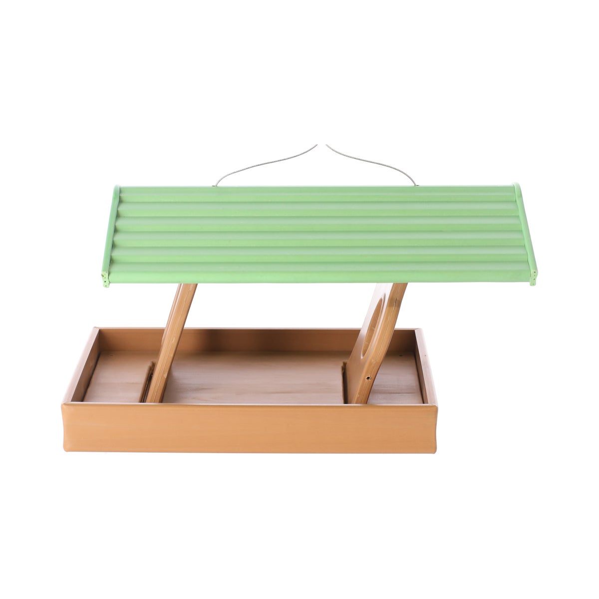 Voederhuis Grieny bruin/groen 32x20,5x19,5cm Voederhuis Grieny bruin/groen 32x20,5x19,5cm