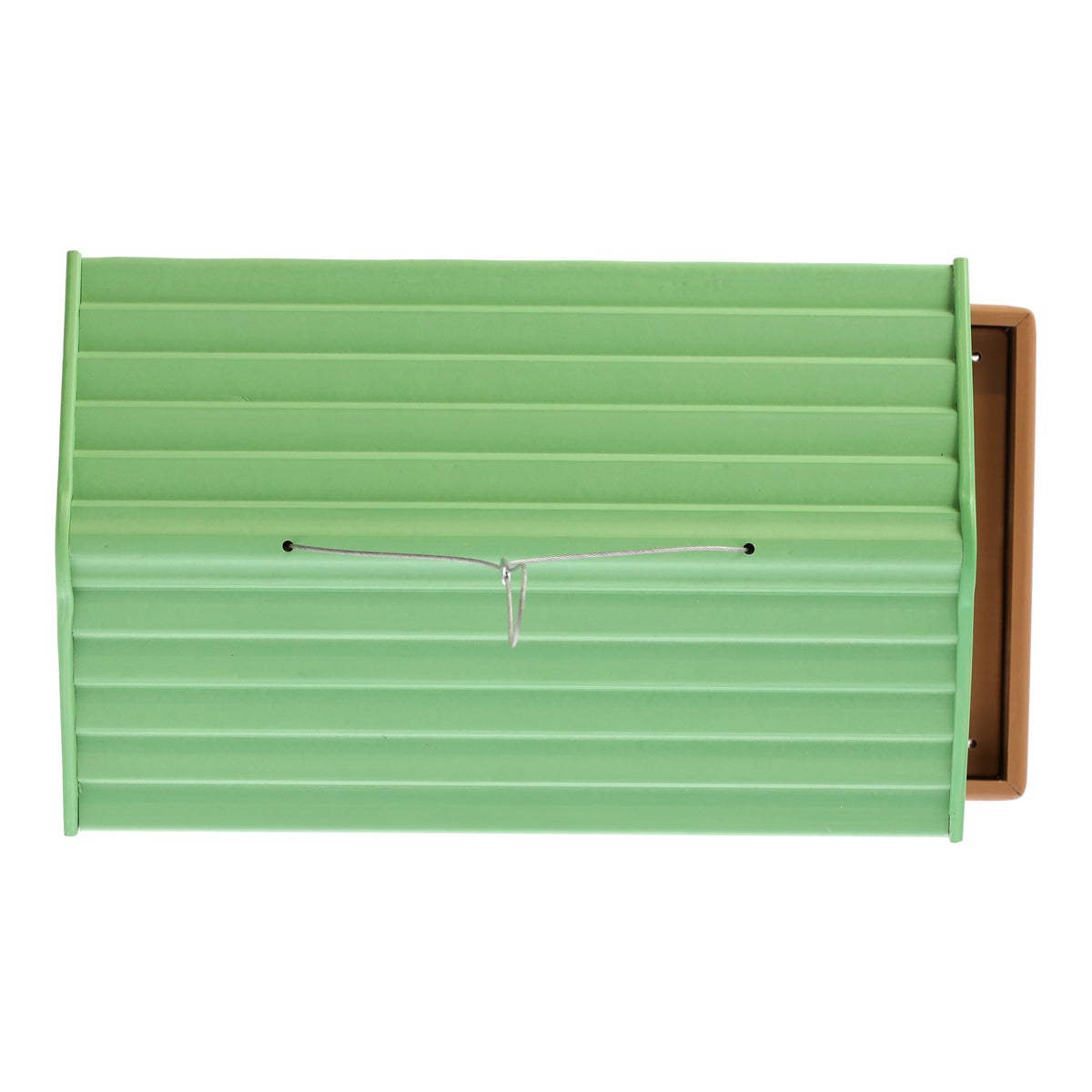 Voederhuis Grieny bruin/groen 32x20,5x19,5cm Voederhuis Grieny bruin/groen 32x20,5x19,5cm