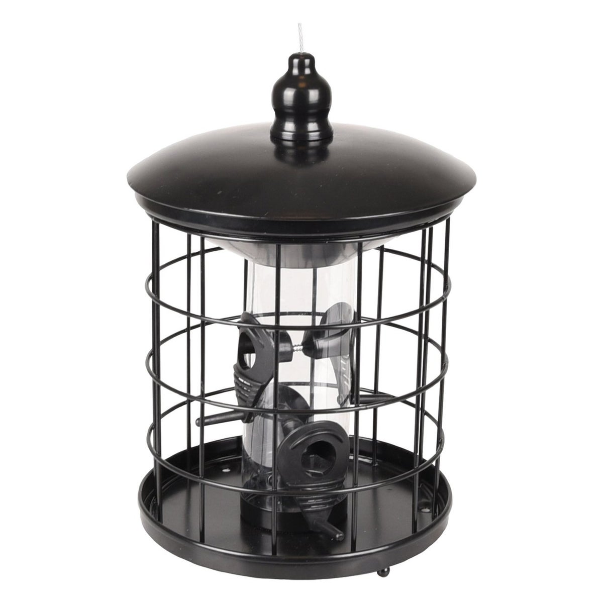 Voedersilo zaad Thyra zwart 20 x 20 x 29 cm Voedersilo zaad Thyra zwart 20 x 20 x 29 cm