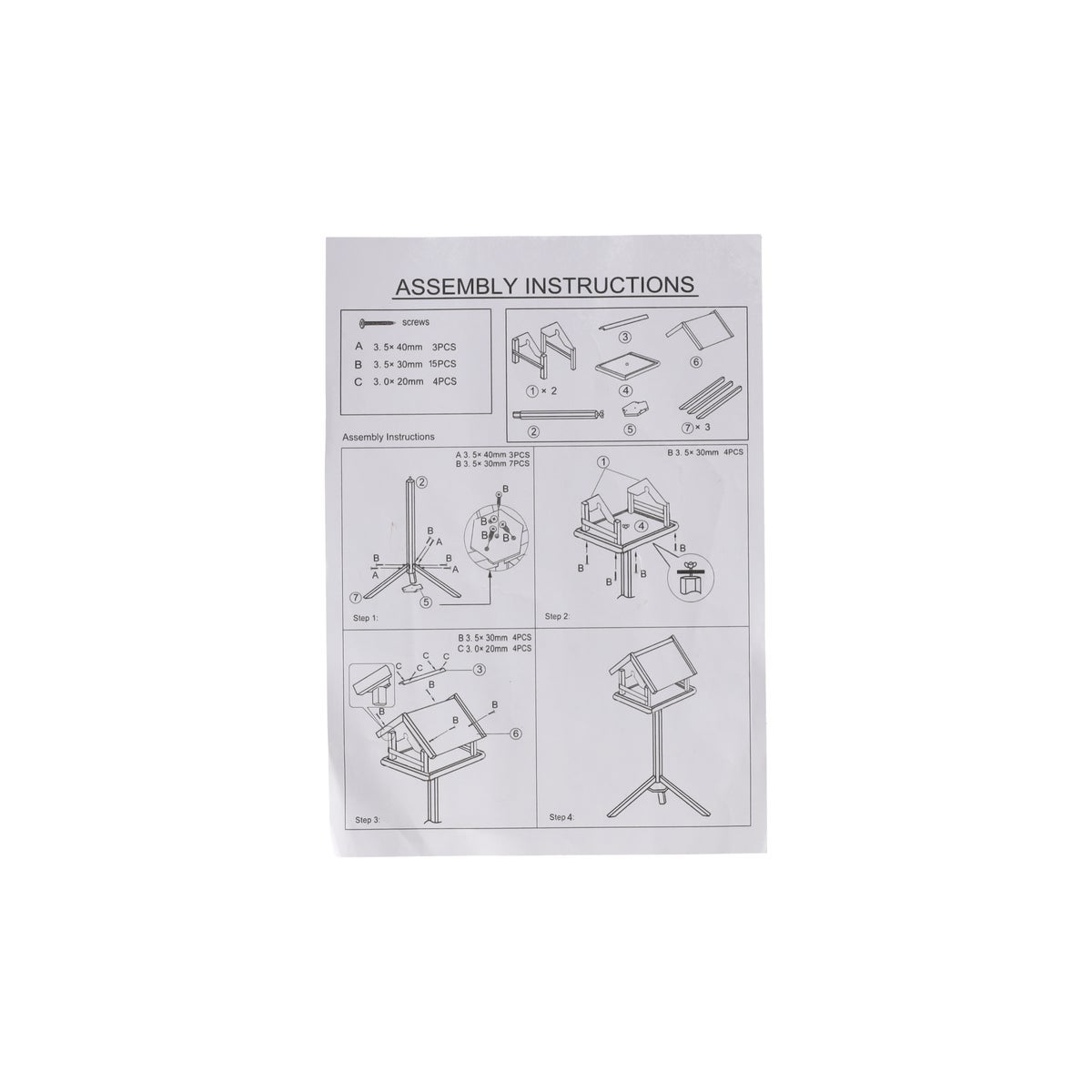 Voederhuis staand 119cm BF01 nature Voederhuis staand 119cm BF01 nature