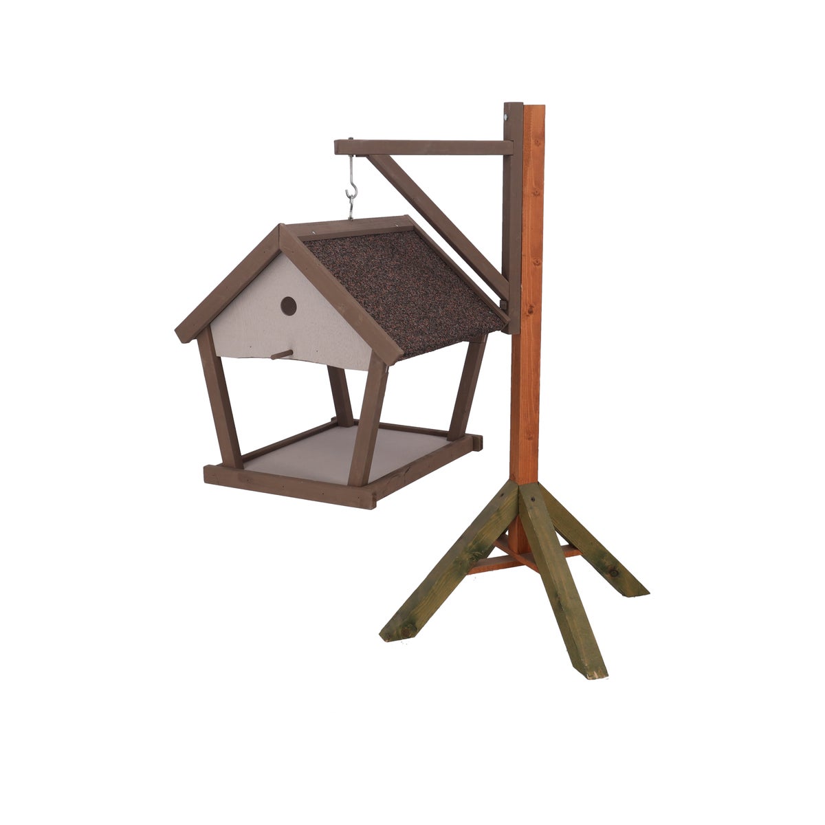 Voederhuis hang 42cm BF03 taupe Voederhuis hang 42cm BF03 taupe