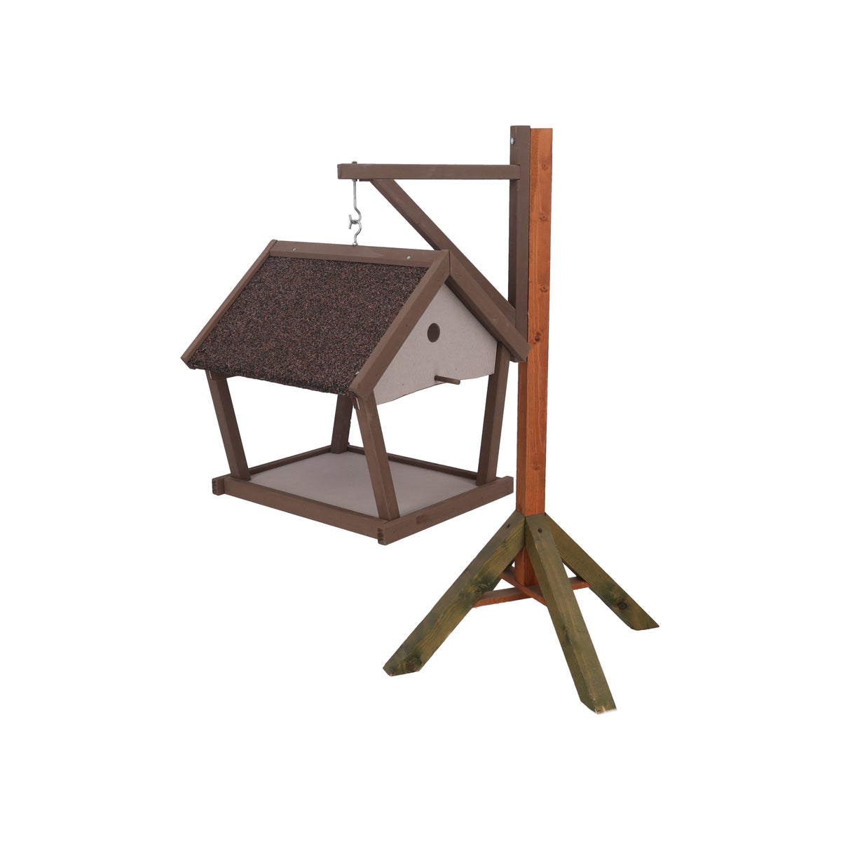 Voederhuis hang 42cm BF03 taupe Voederhuis hang 42cm BF03 taupe