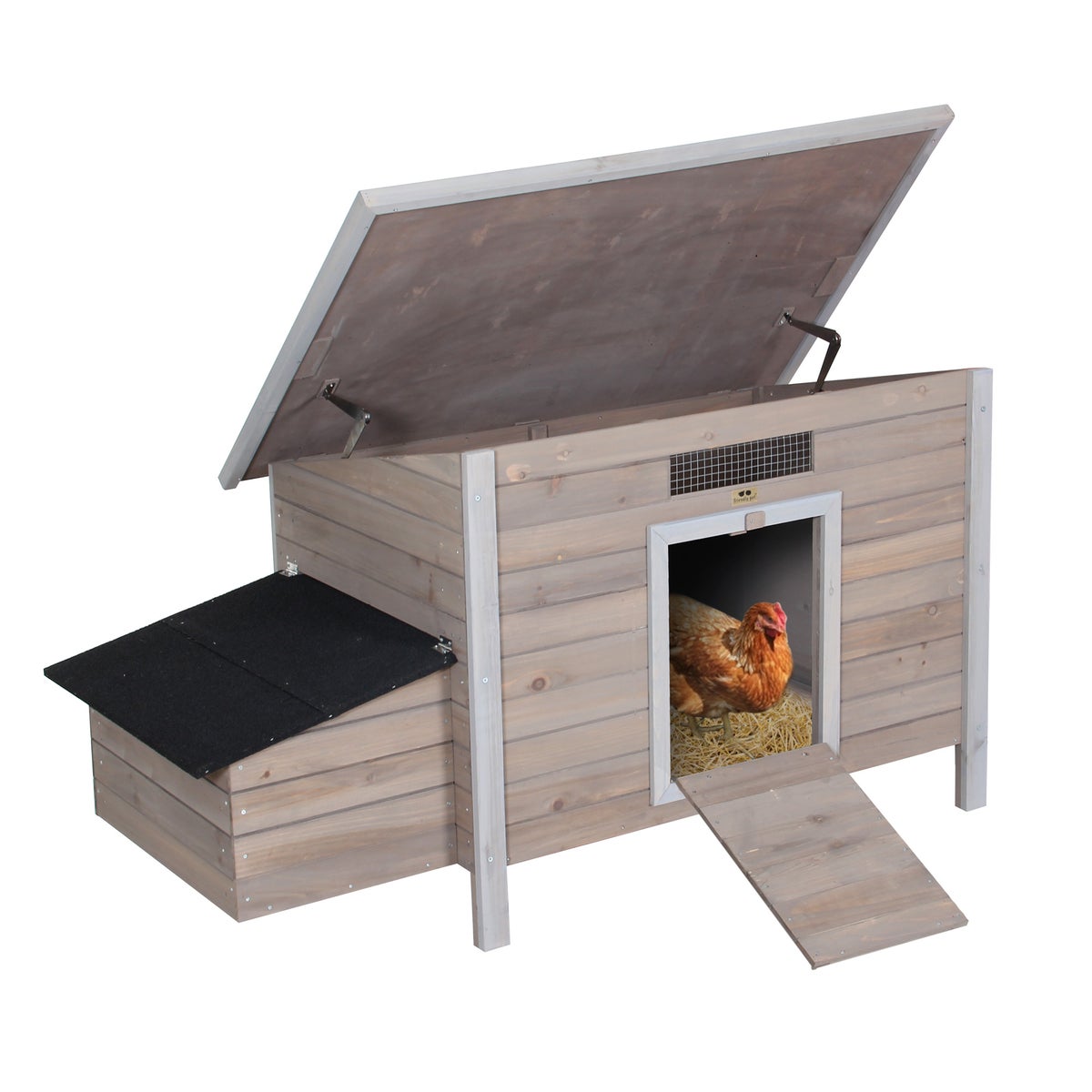 Kippenhok 148 cm CH01 taupe Kippenhok 148 cm CH01 taupe