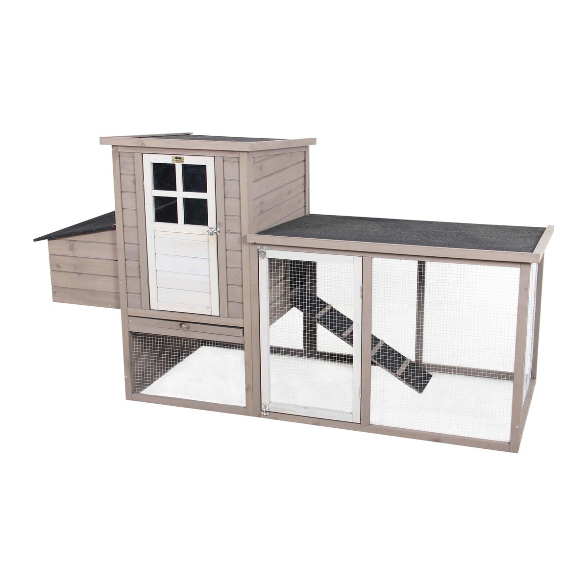 Kippenhok+R 165cm CH02 taupe Kippenhok+R 165cm CH02 taupe