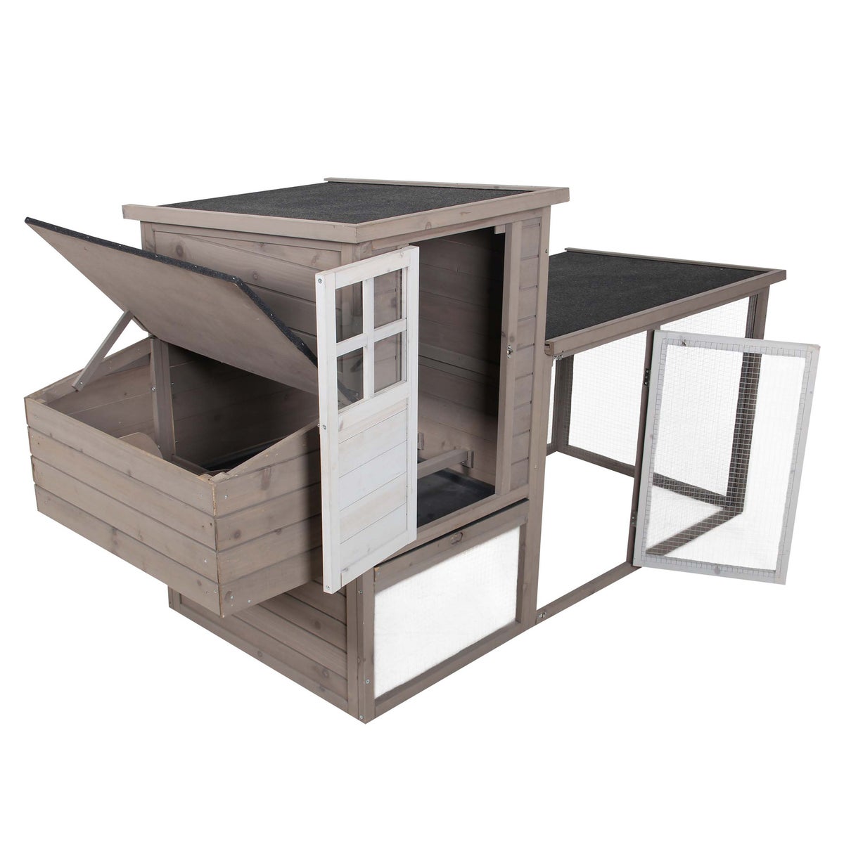 Kippenhok+R 165cm CH02 taupe Kippenhok+R 165cm CH02 taupe