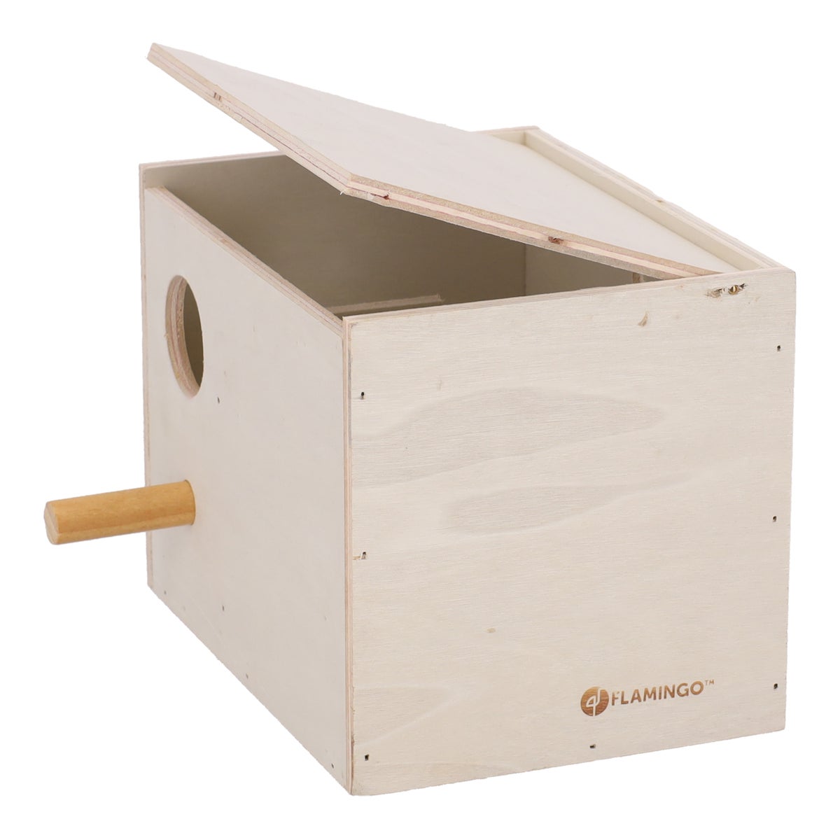 Vogelhuis parkieten horizontaal Vogelhuis parkieten horizontaal