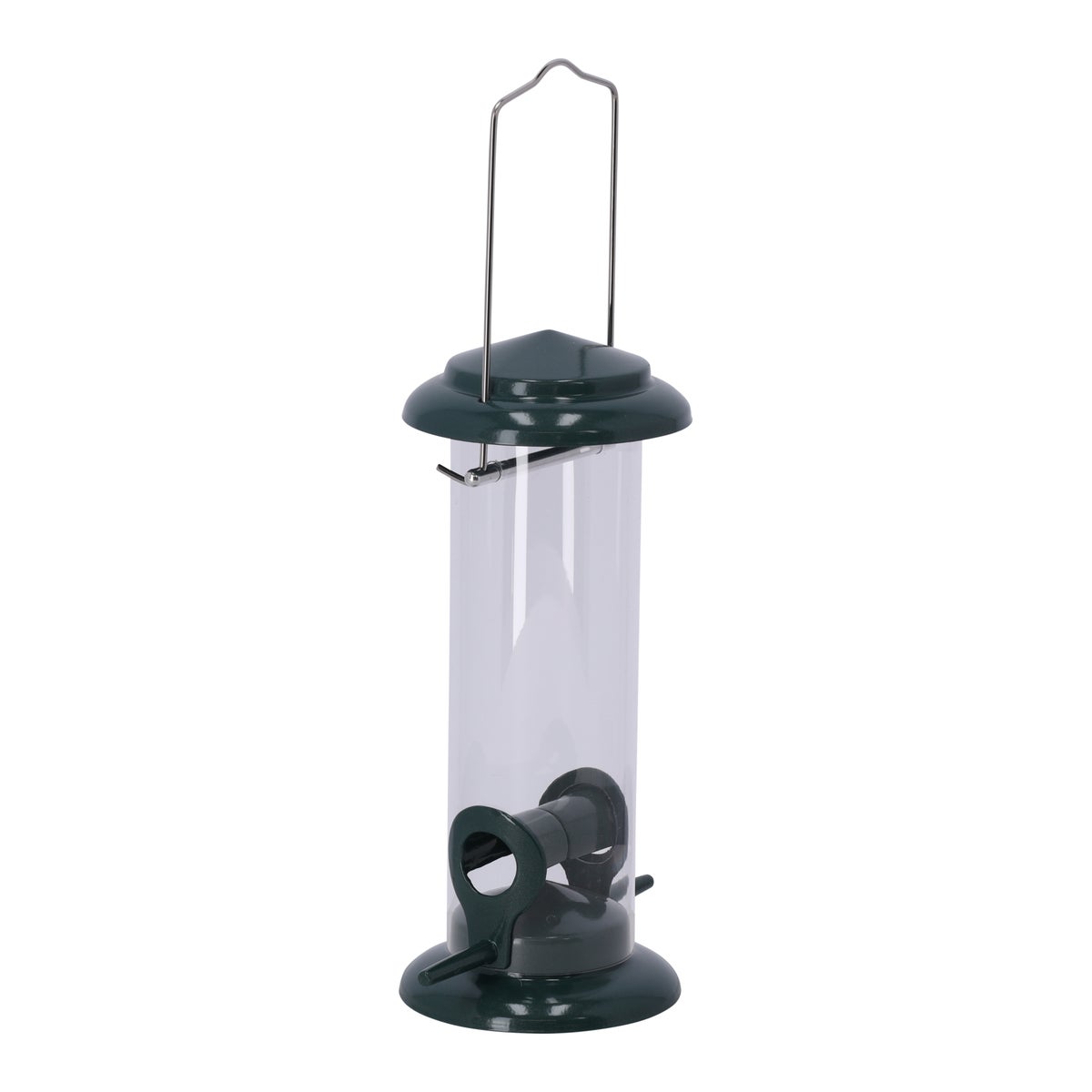 Voedersilo zaad metaal 23 cm Voedersilo zaad metaal 23 cm