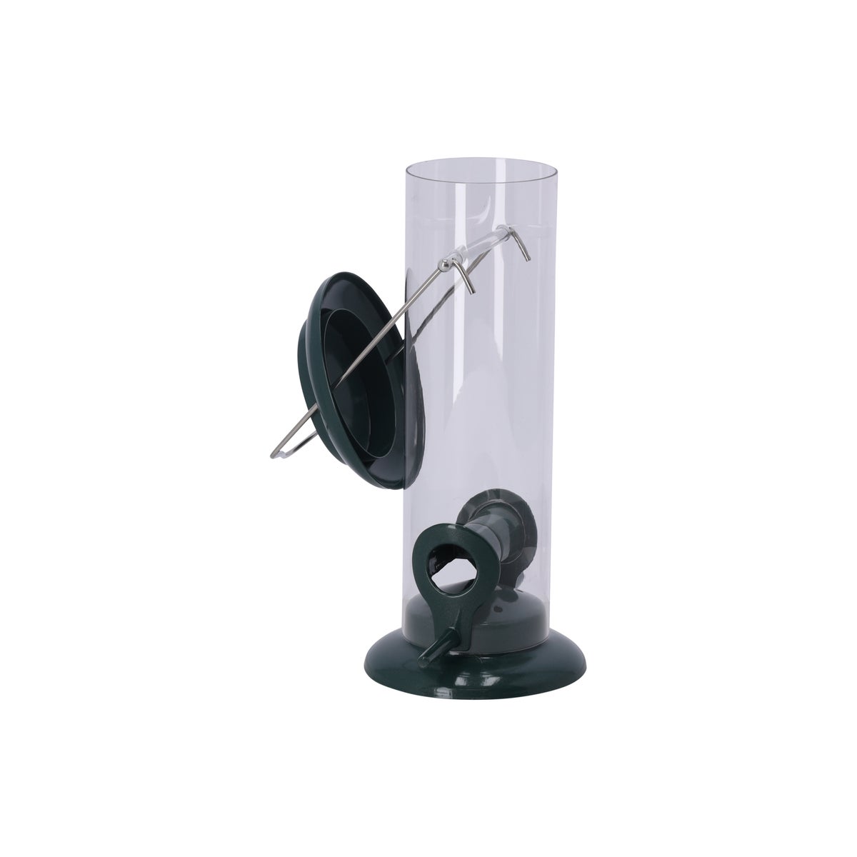 Voedersilo zaad metaal 23 cm Voedersilo zaad metaal 23 cm