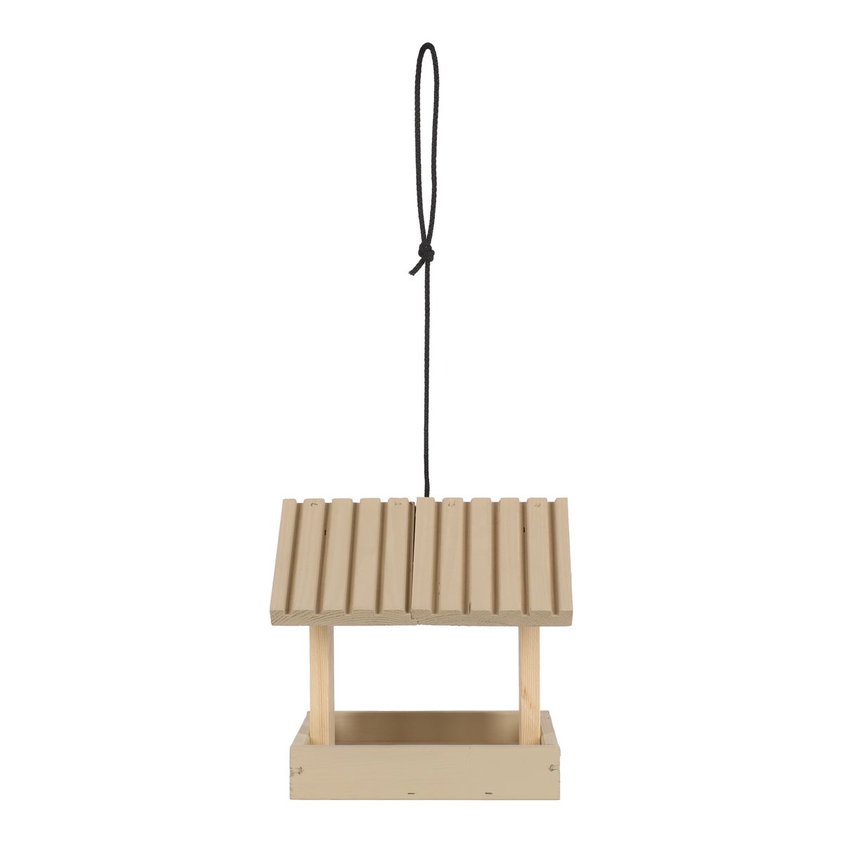 Voederhuis hang 23 x 19 cm naturel/beige Voederhuis hang 23 x 19 cm naturel/beige