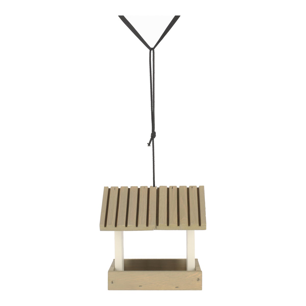 Voederhuis hang 23cm wit/taupe Voederhuis hang 23cm wit/taupe
