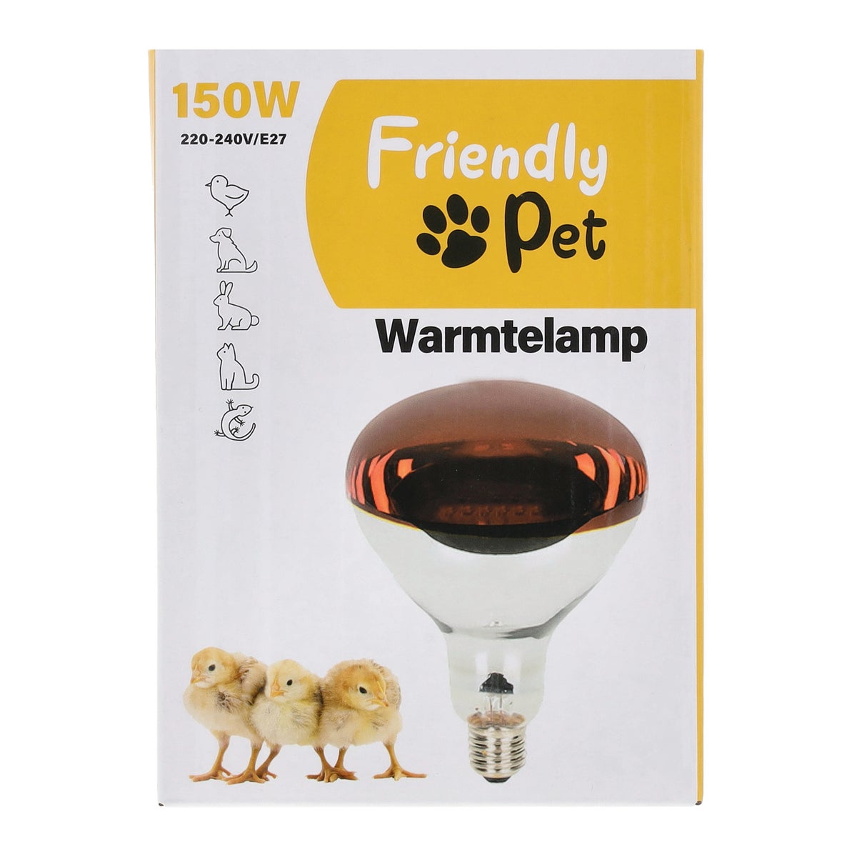 Warmtelamp infrarood 150 Watt Warmtelamp infrarood 150 Watt