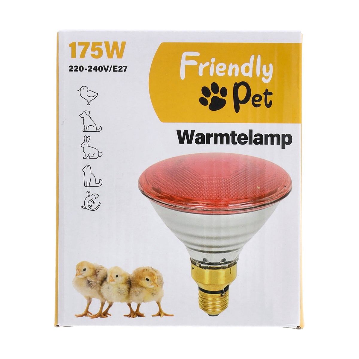 Warmtelamp infrarood 175 Watt Warmtelamp infrarood 175 Watt