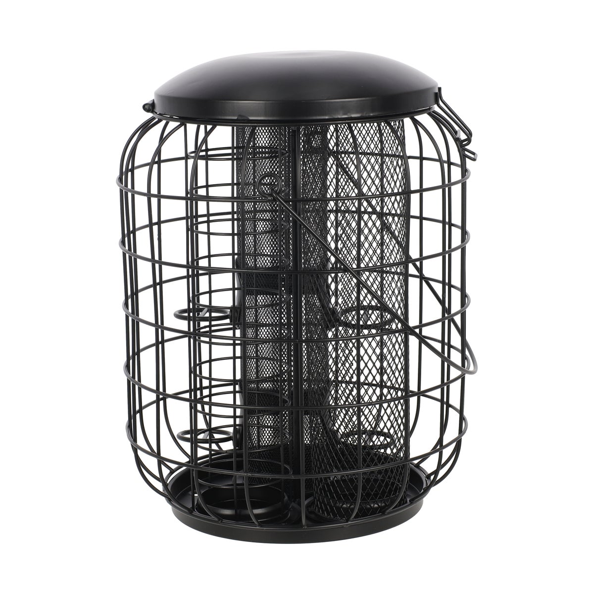 Voedersilo metaal zwart 3-in-1 Voedersilo metaal zwart 3-in-1