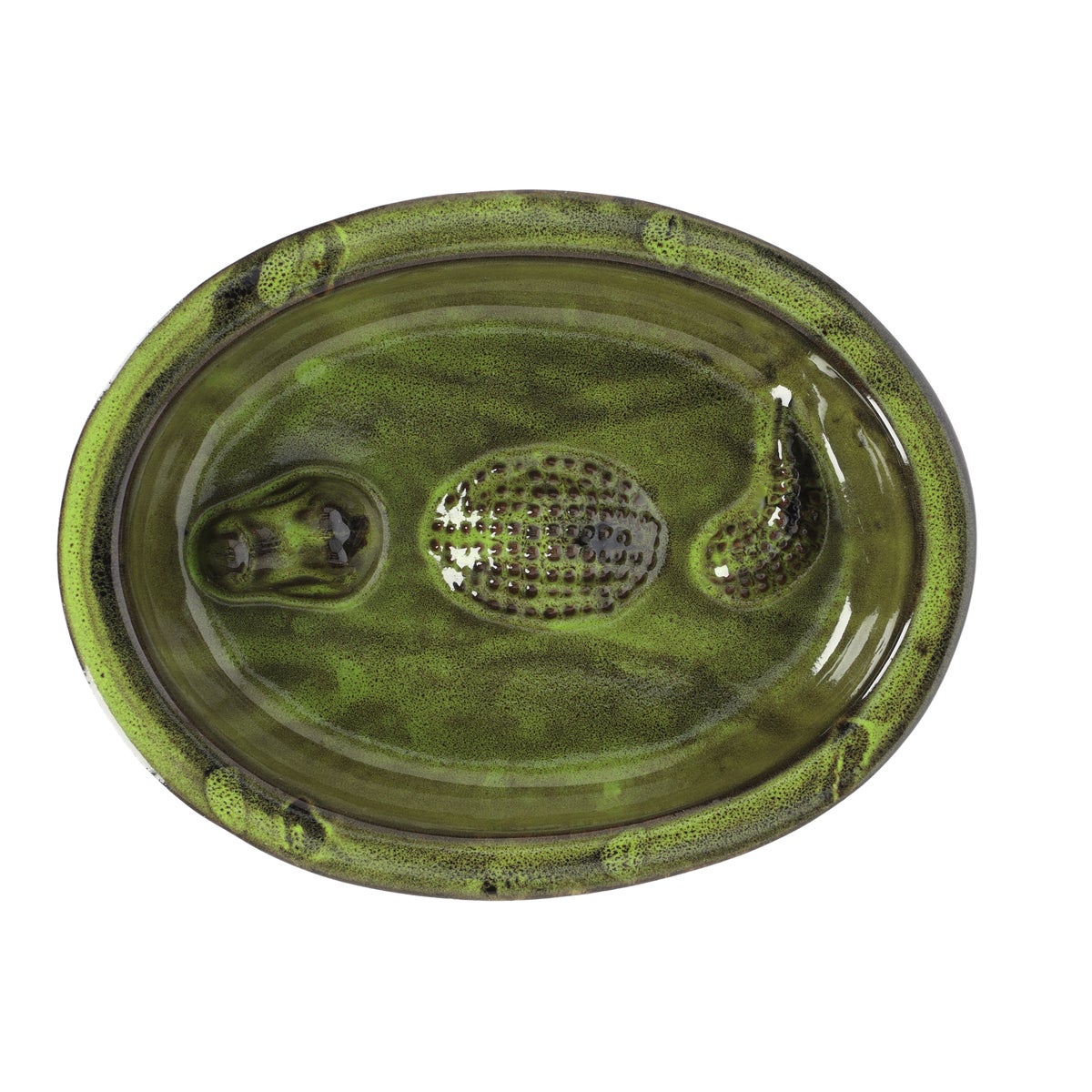 Vogelbad krokodil groen 30 x 23 cm Vogelbad krokodil groen 30 x 23 cm