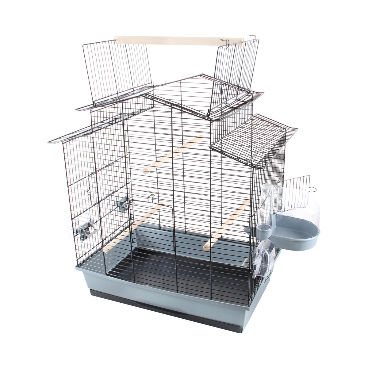 Vogelkooi Iza 3 zwart Vogelkooi Iza 3 zwart