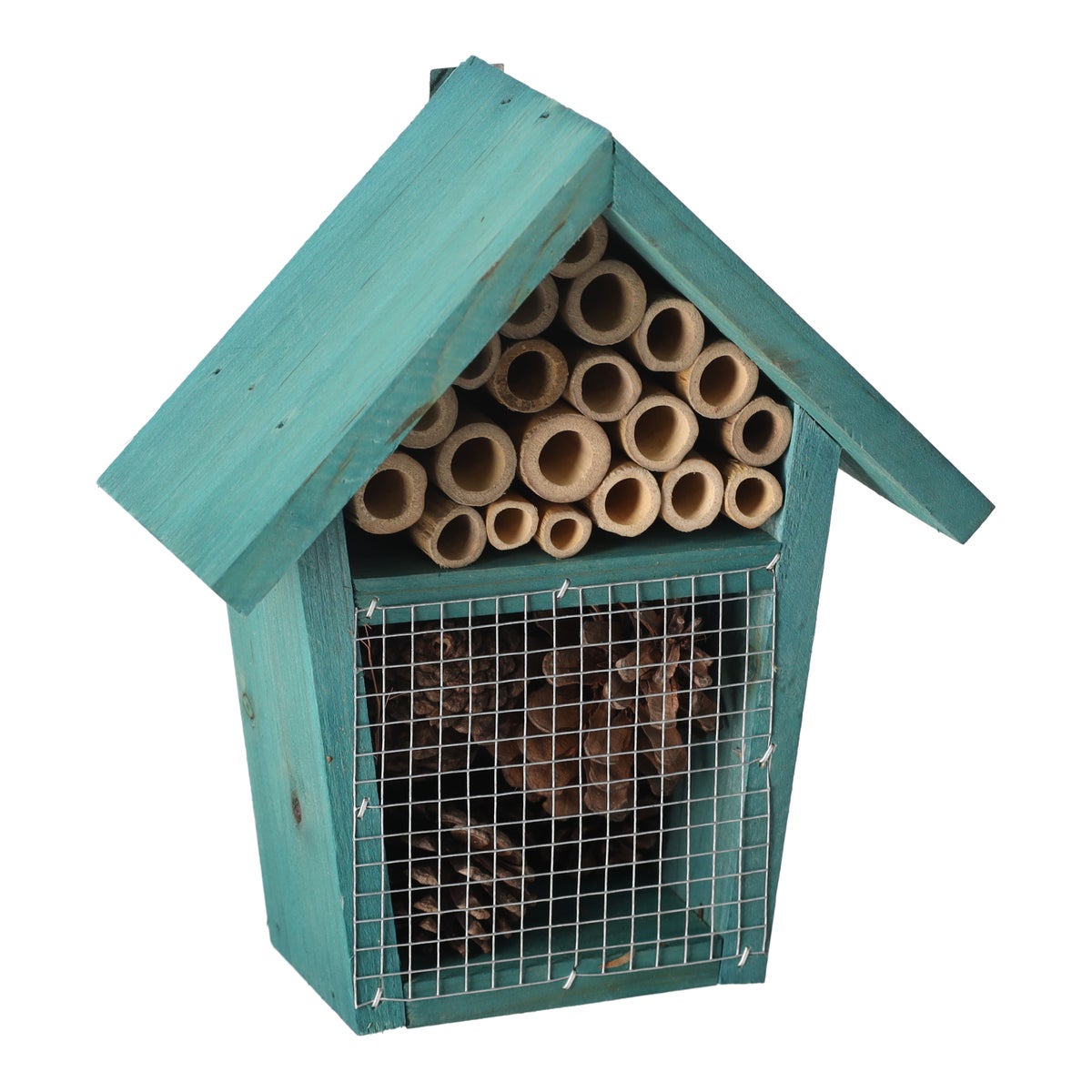 Insectenhotel 18 x 9 x 20 cm ekster kleur Insectenhotel 18 x 9 x 20 cm ekster kleur