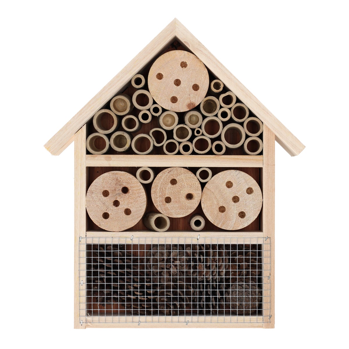 Insectenhotel 25 x 10 x 30 cm roodborst Insectenhotel 25 x 10 x 30 cm roodborst