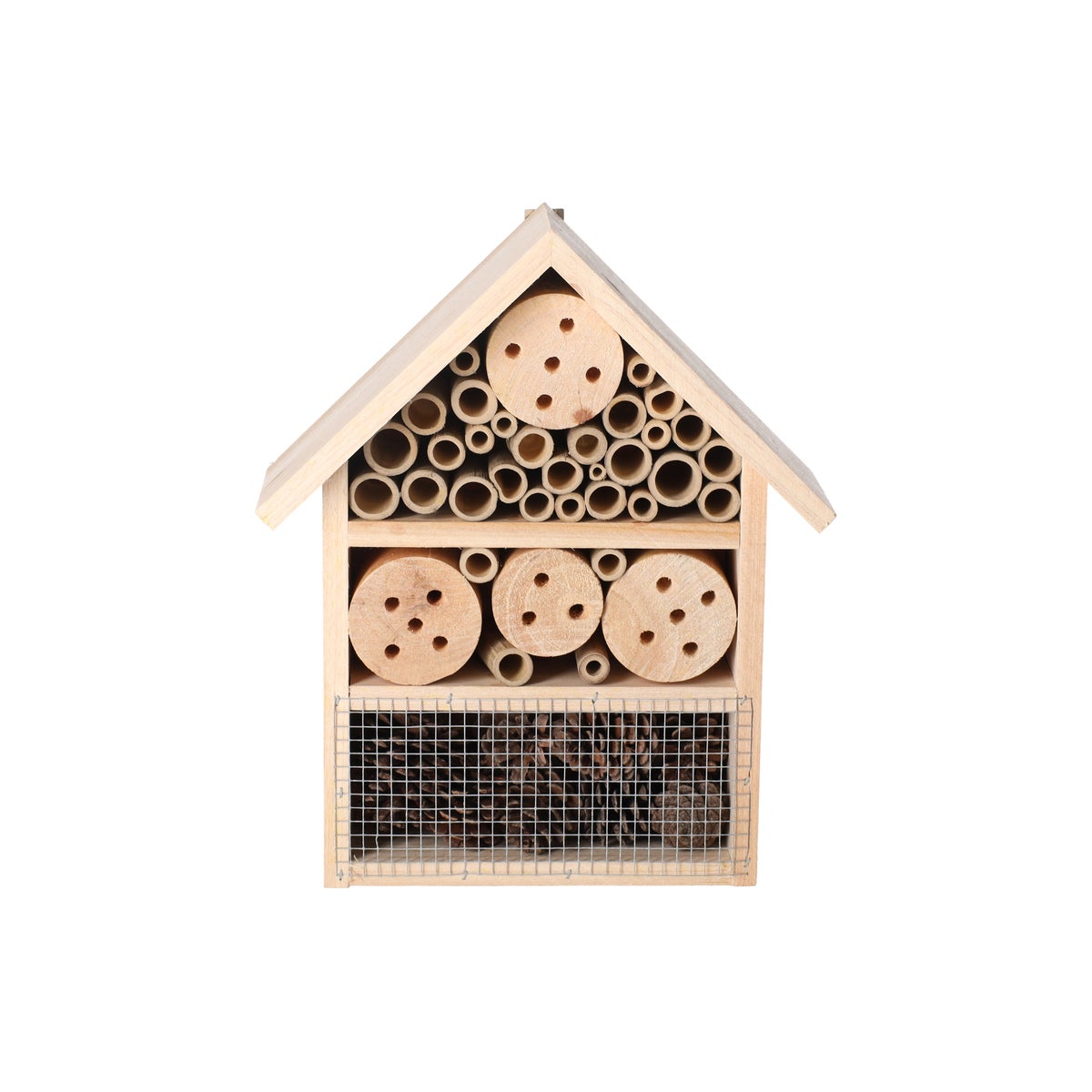 Insectenhotel 25 x 10 x 30 cm roodborst Insectenhotel 25 x 10 x 30 cm roodborst