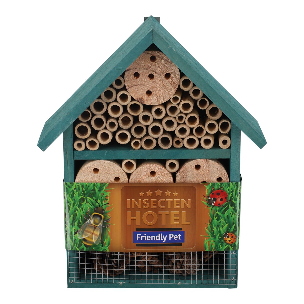 Insectenhotel 25 x 10 x 30 cm roodborst kleur Insectenhotel 25 x 10 x 30 cm roodborst kleur
