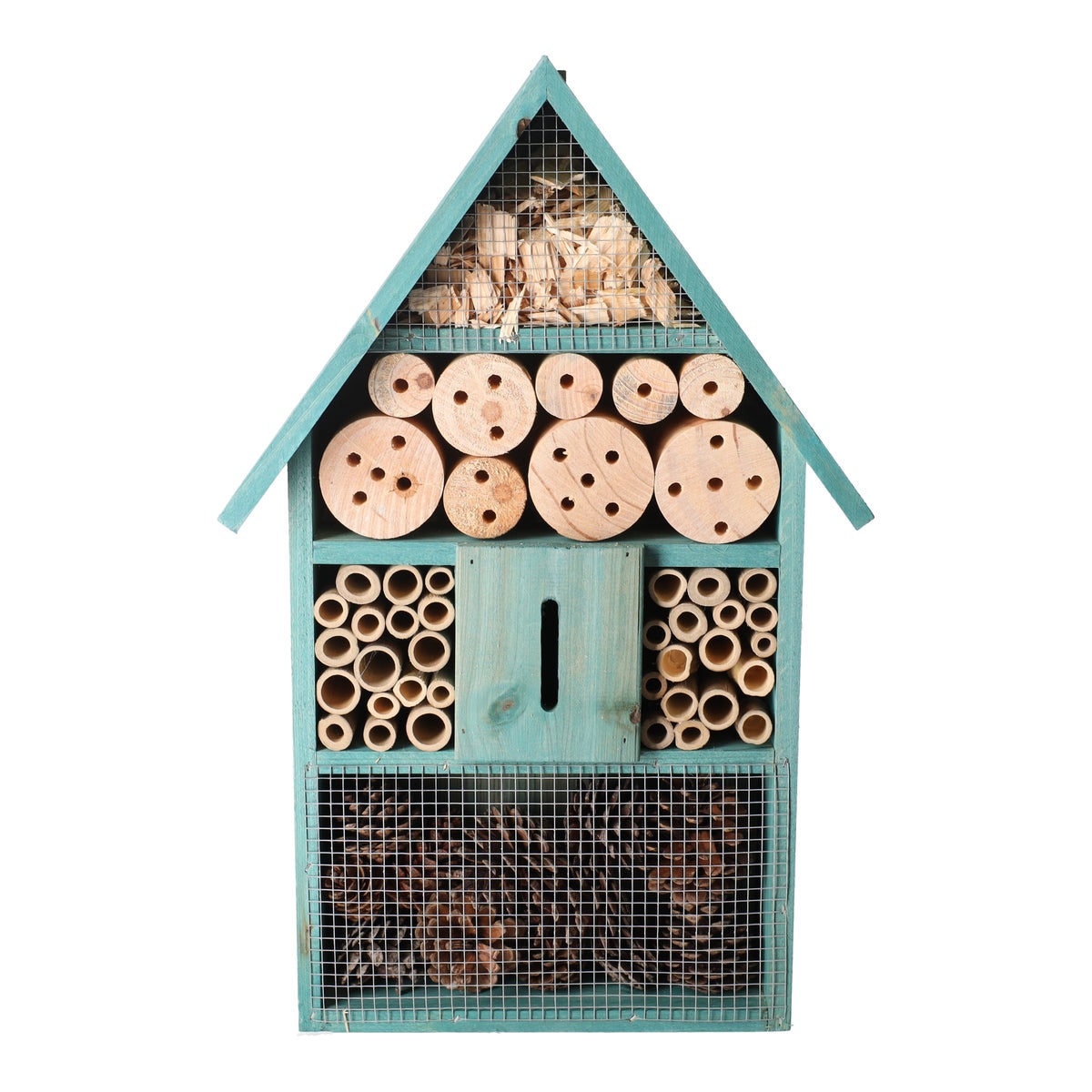 Insectenhotel 31 x 10 x 48 cm boomklever kleur Insectenhotel 31 x 10 x 48 cm boomklever kleur