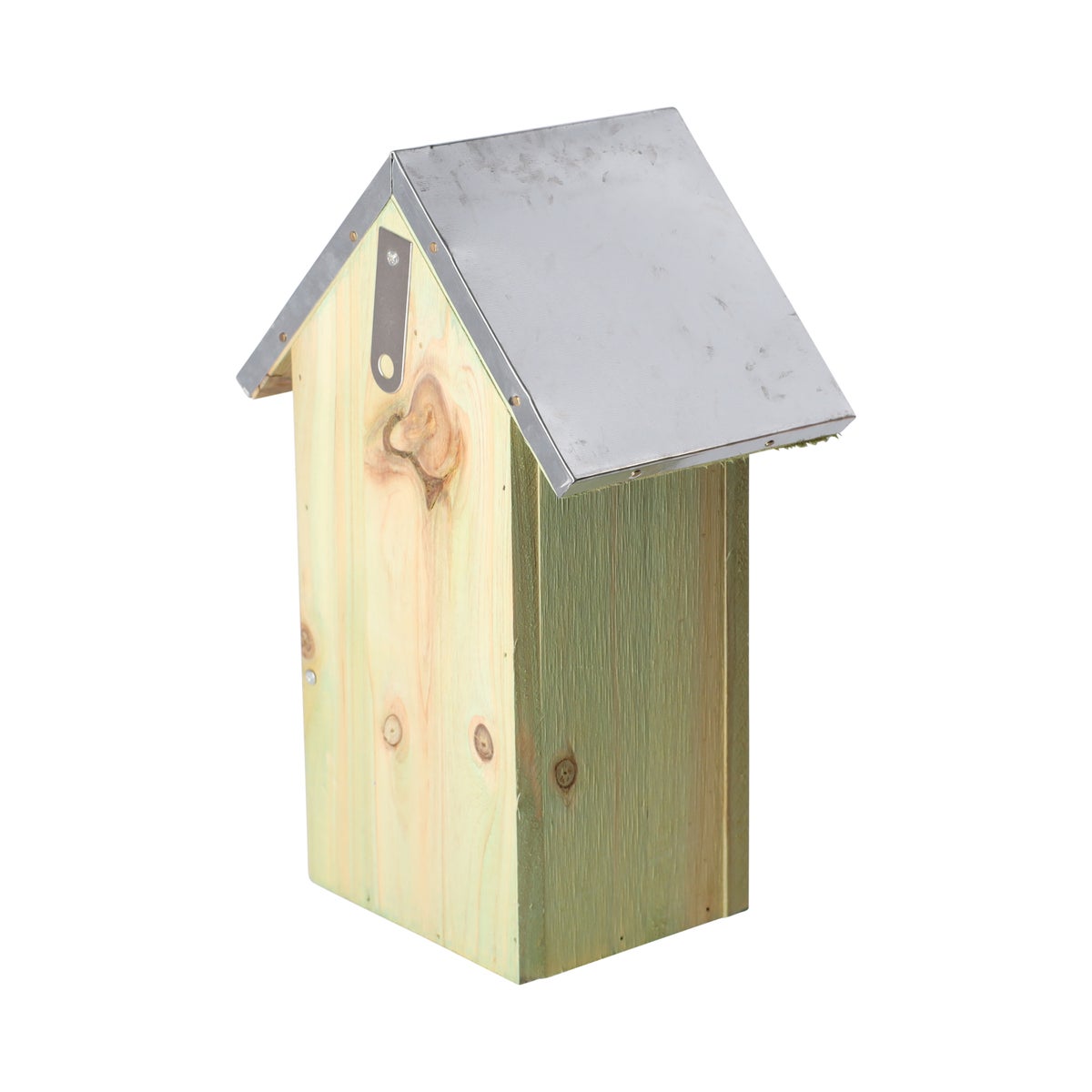 Vogelhuis + zink 18x12x2cm groen Vogelhuis + zink 18x12x2cm groen
