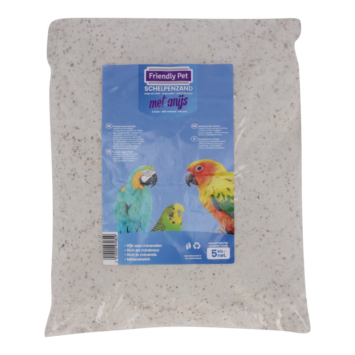 Schelpenzand super wit 5kg Schelpenzand super wit 5kg