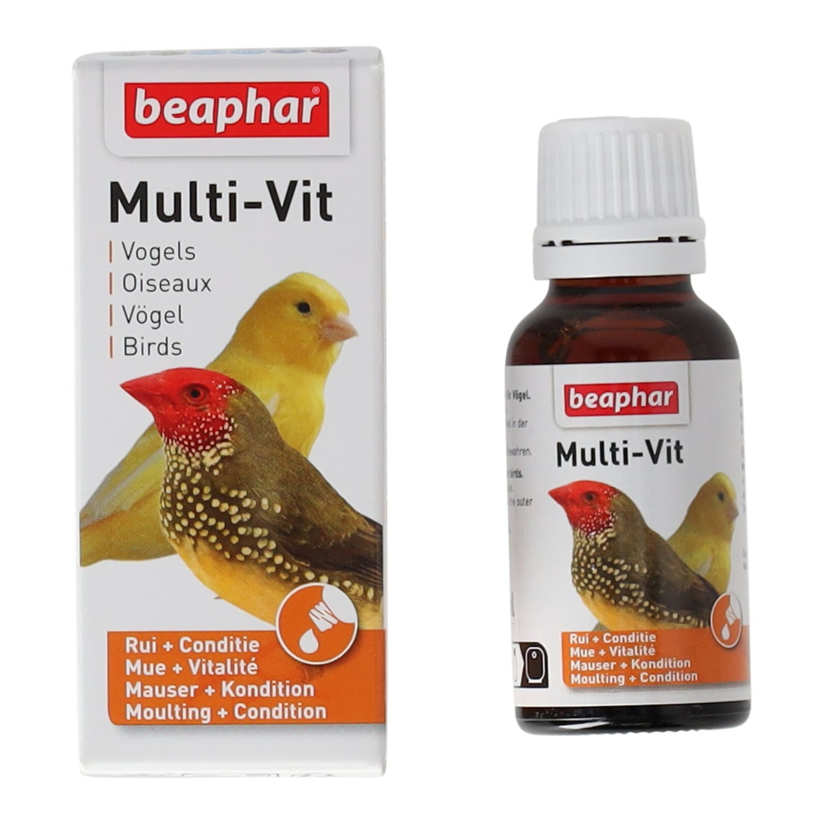 Multi-vitaminen vogel 20ml Beaphar Multi-vitaminen vogel 20ml Beaphar