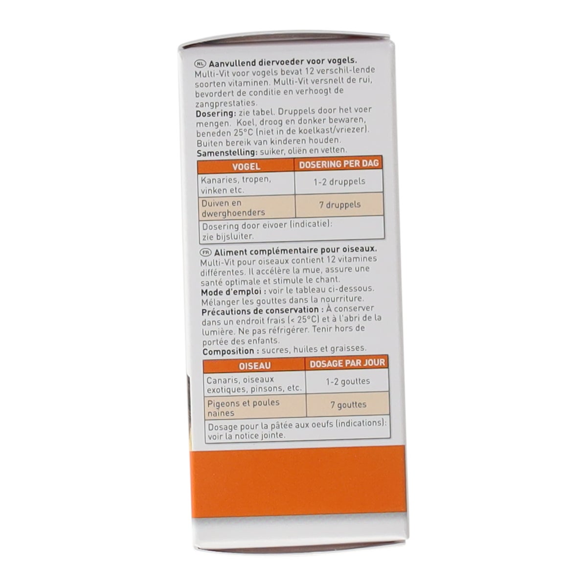 Multi-vitaminen vogel 20ml Beaphar Multi-vitaminen vogel 20ml Beaphar