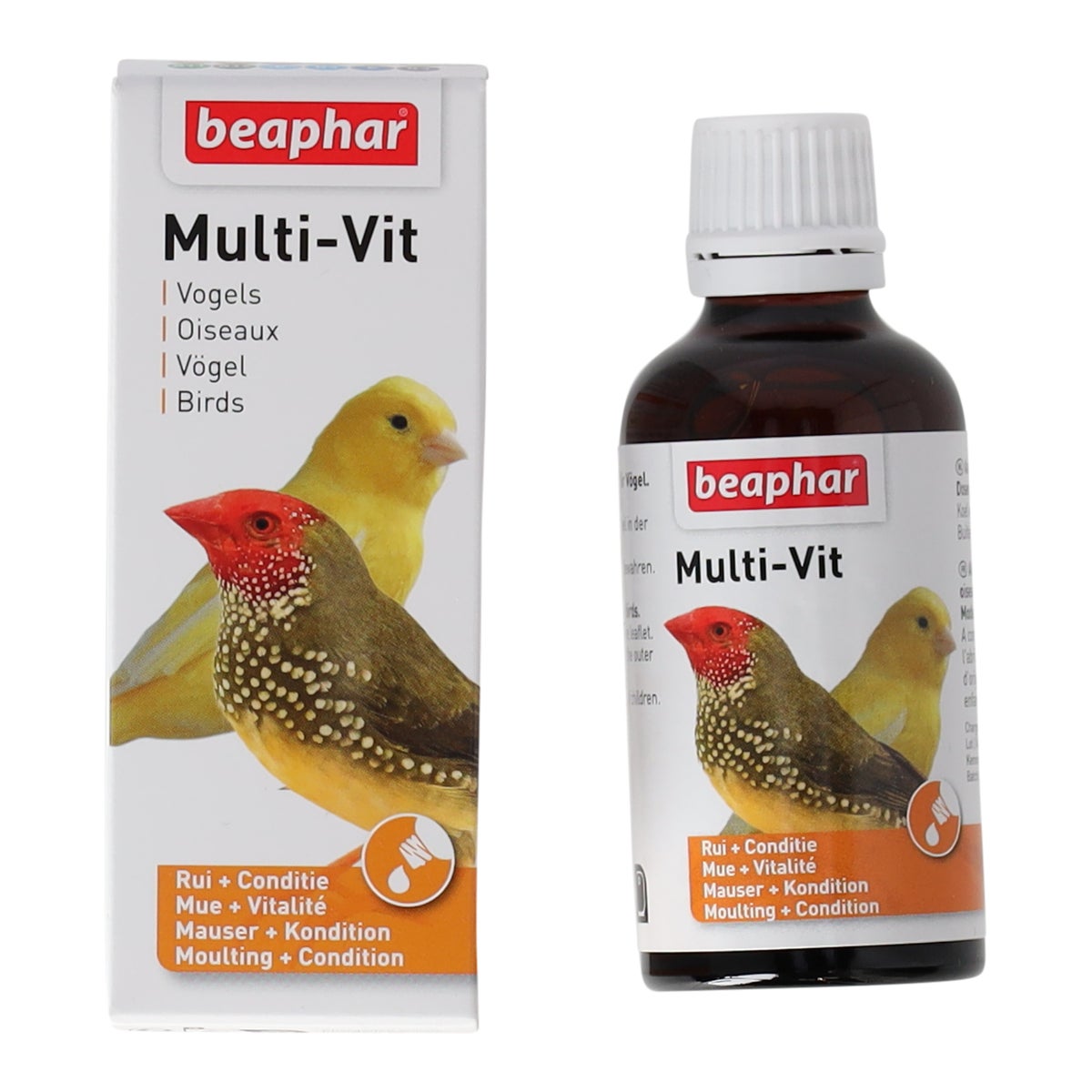Multi-vitaminen vogel 50ml Beaphar Multi-vitaminen vogel 50ml Beaphar