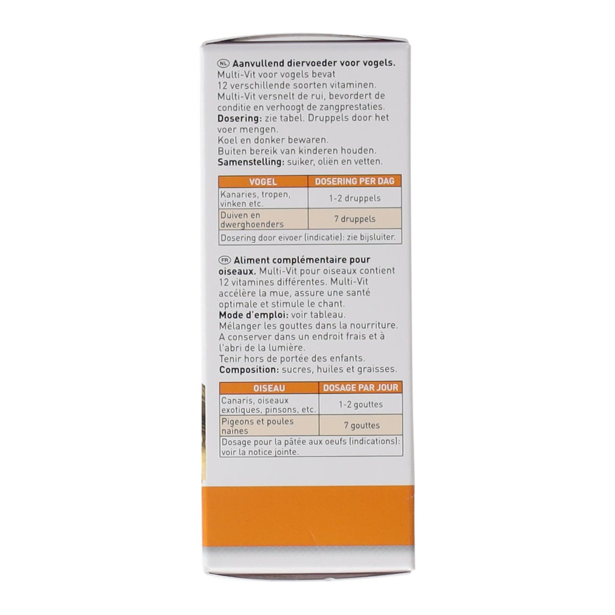 Multi-vitaminen vogel 50ml Beaphar Multi-vitaminen vogel 50ml Beaphar