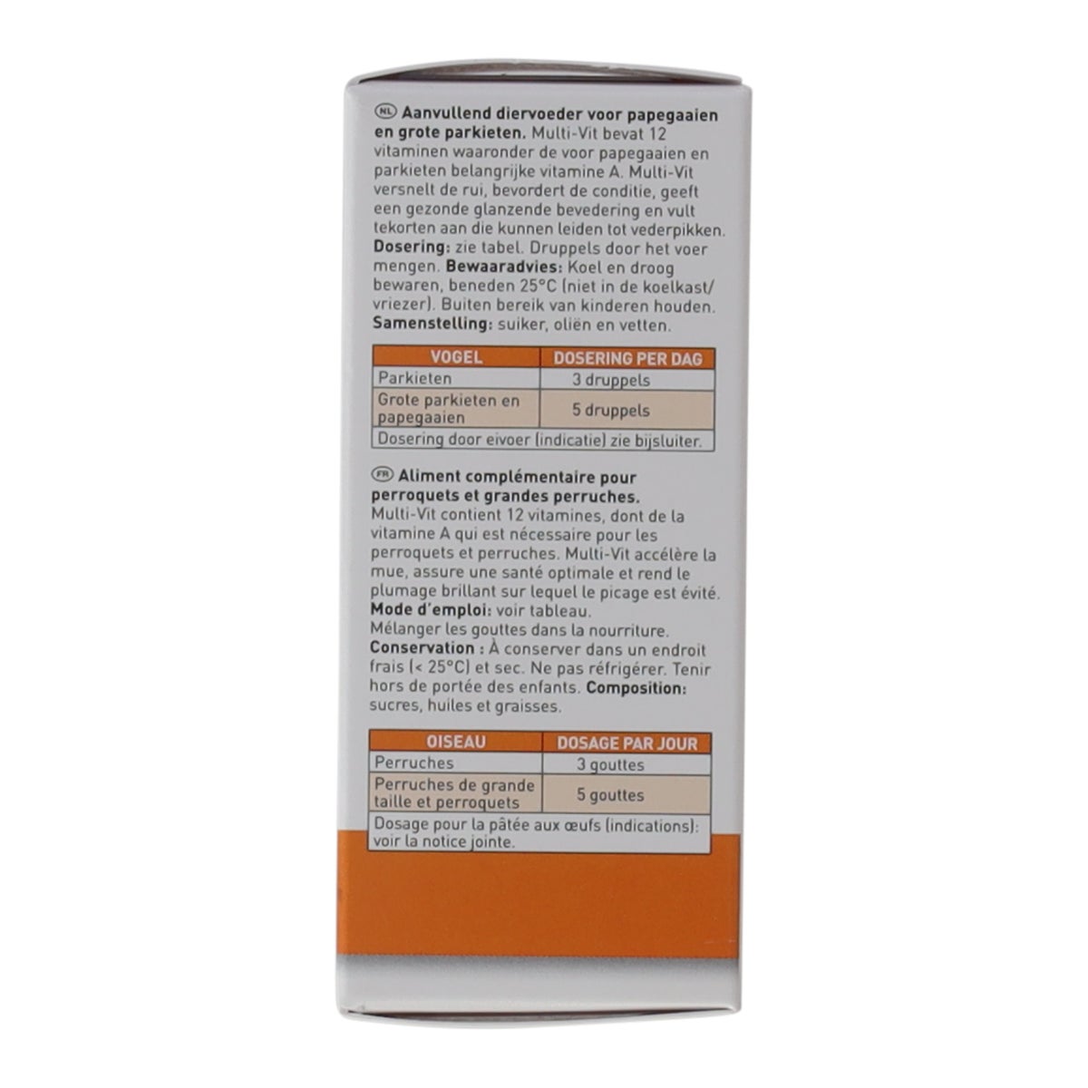 Multi-vitaminen papegaai 20m Beaphar Multi-vitaminen papegaai 20m Beaphar