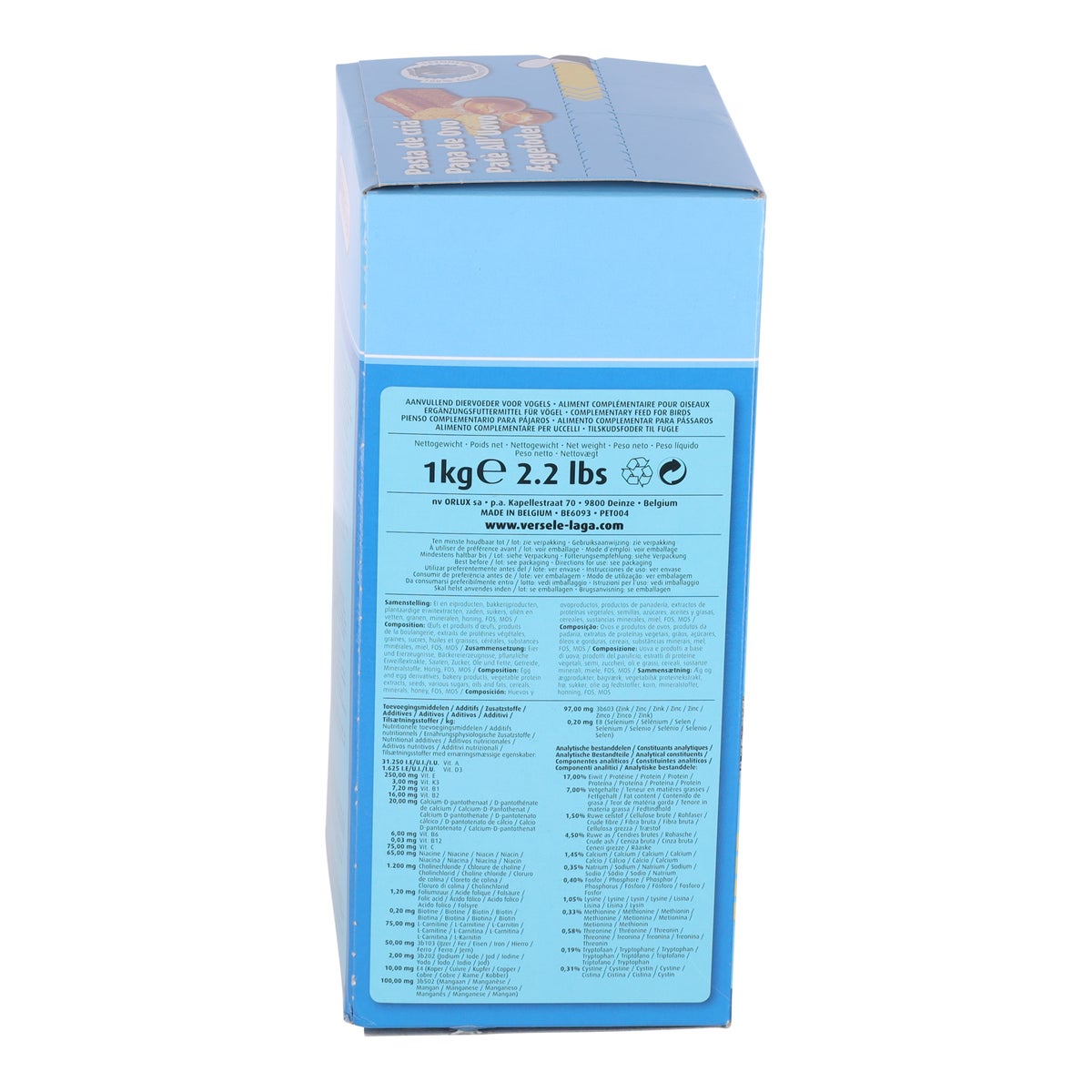 Eivoer droog kanarie 1 kg Eivoer droog kanarie 1 kg