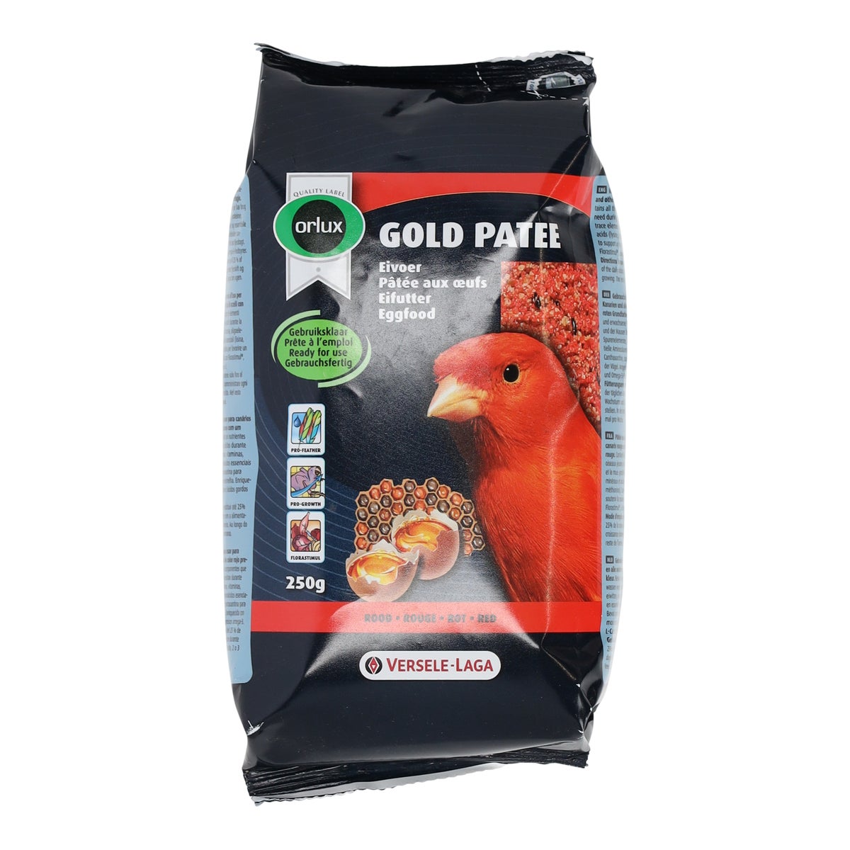 Eivoer nat rood gold 250 g Eivoer nat rood gold 250 g