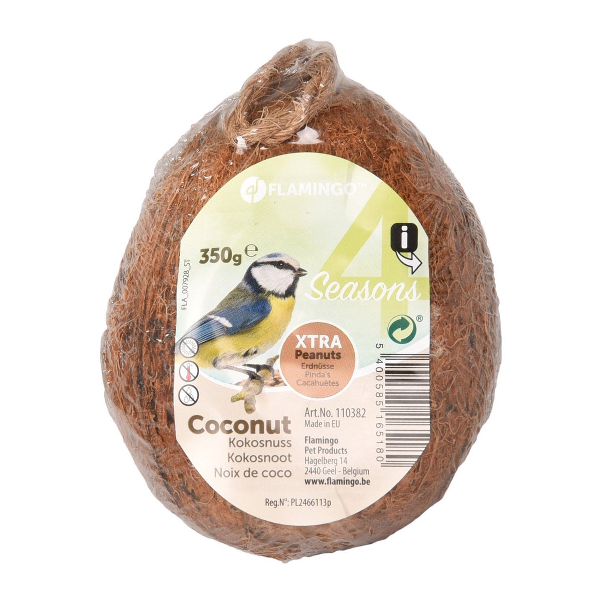 Gevulde kokosnoot 350gr Gevulde kokosnoot 350gr