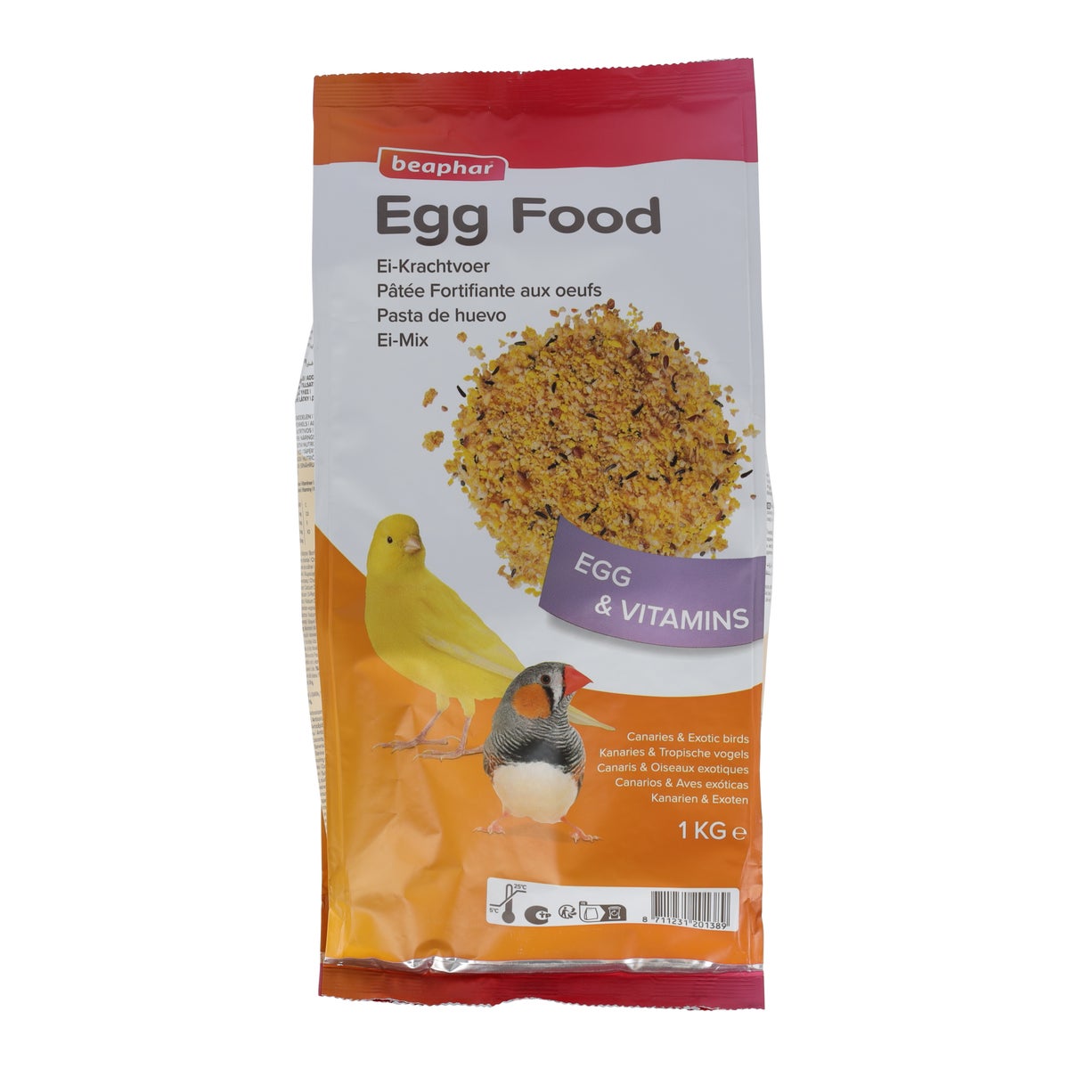 Eikrachtvoer kanarie 1 kg Beaphar Eikrachtvoer kanarie 1 kg Beaphar